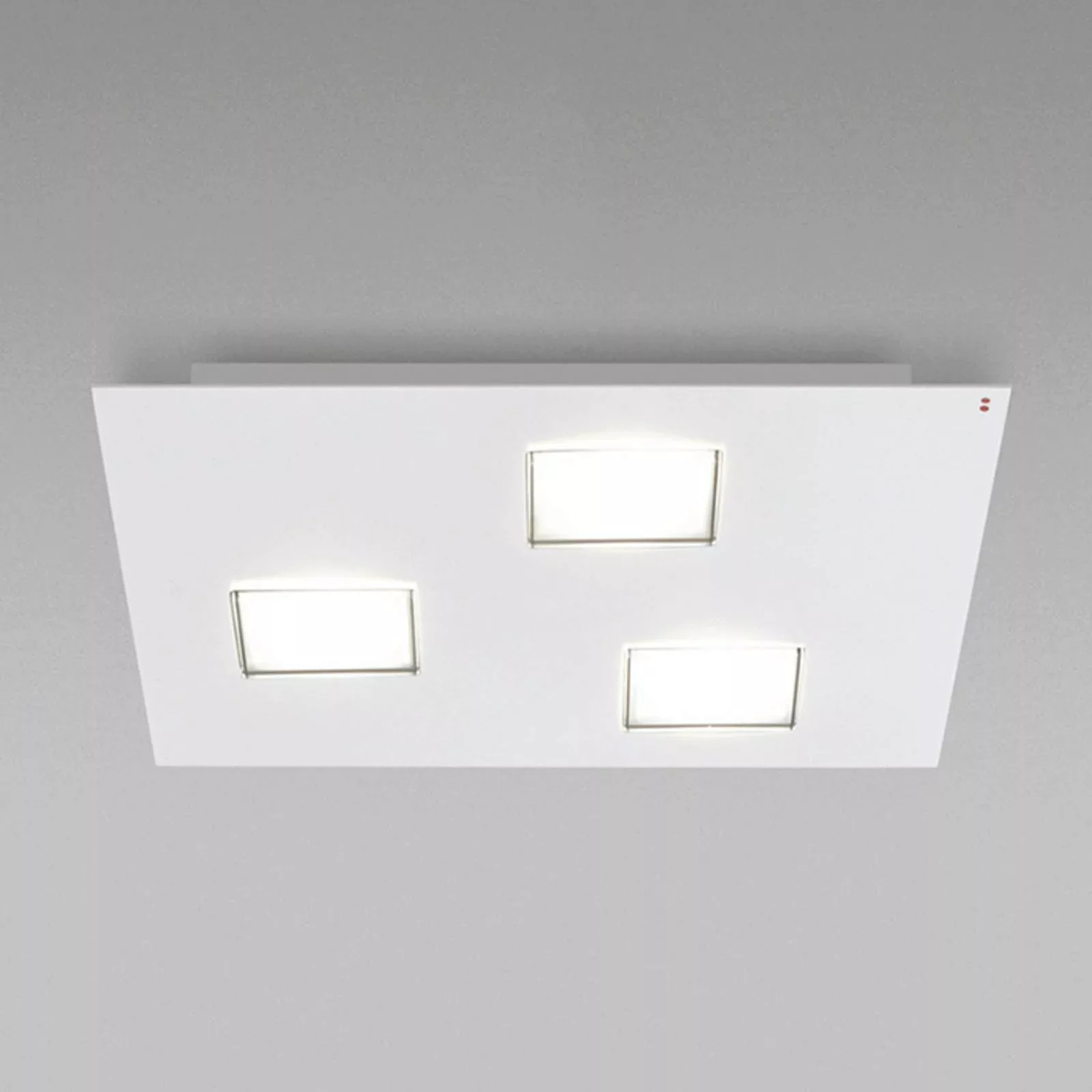 Fabbian Quarter - weiße LED-Deckenlampe 3flg. günstig online kaufen