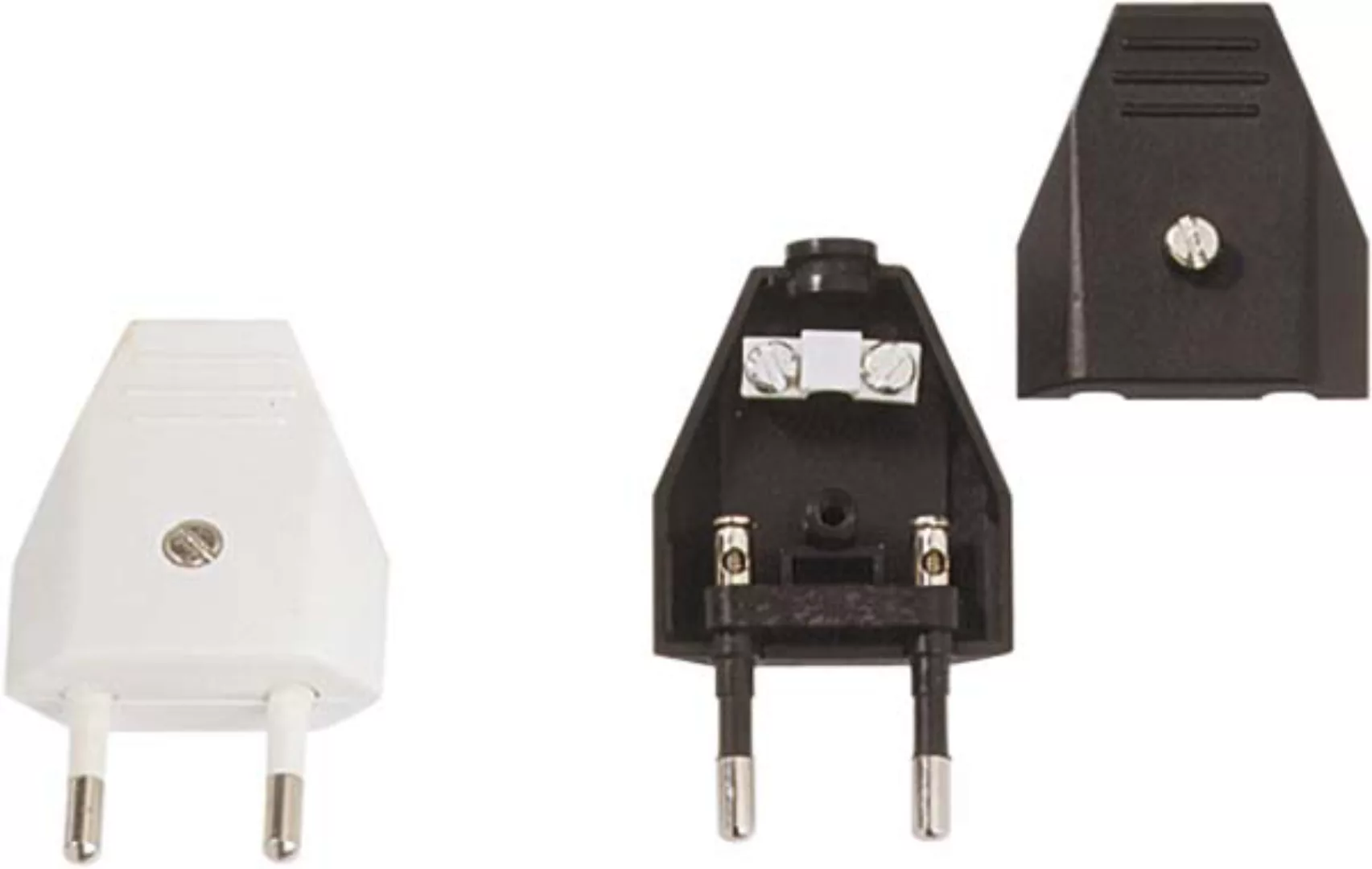 Bachmann Euroflachstecker sw, m.Schraubanschl. 900.002 - 900002 günstig online kaufen