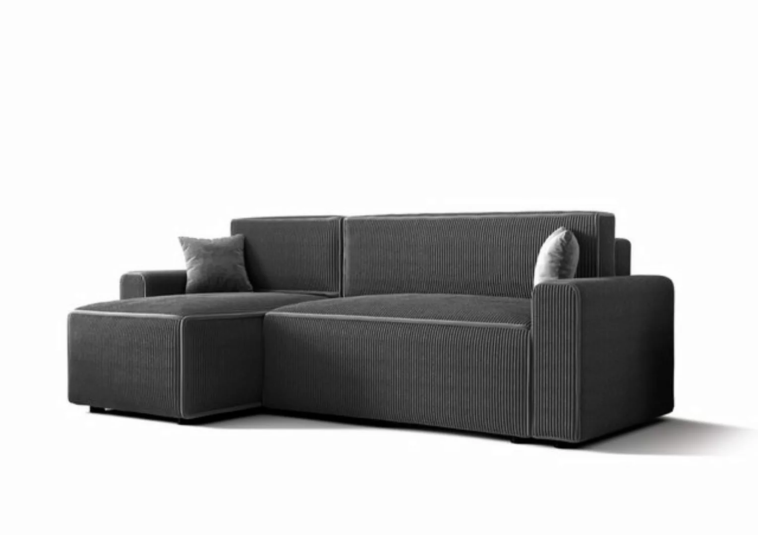 ALTDECOR Ecksofa MIR-BIS, Couch mit Schlaffunktion, Stauraum Wohnlandschaft günstig online kaufen