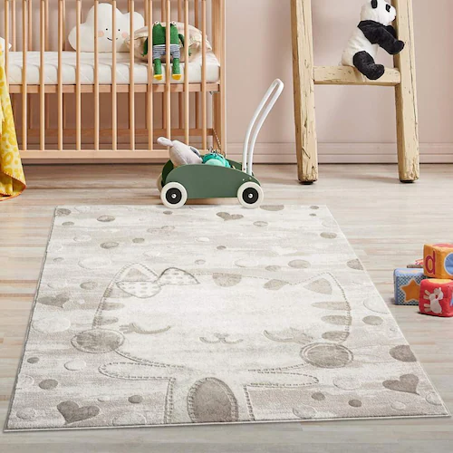 Carpet City Kinderteppich »MARA720«, rechteckig, 11 mm Höhe, Kinderzimmer T günstig online kaufen