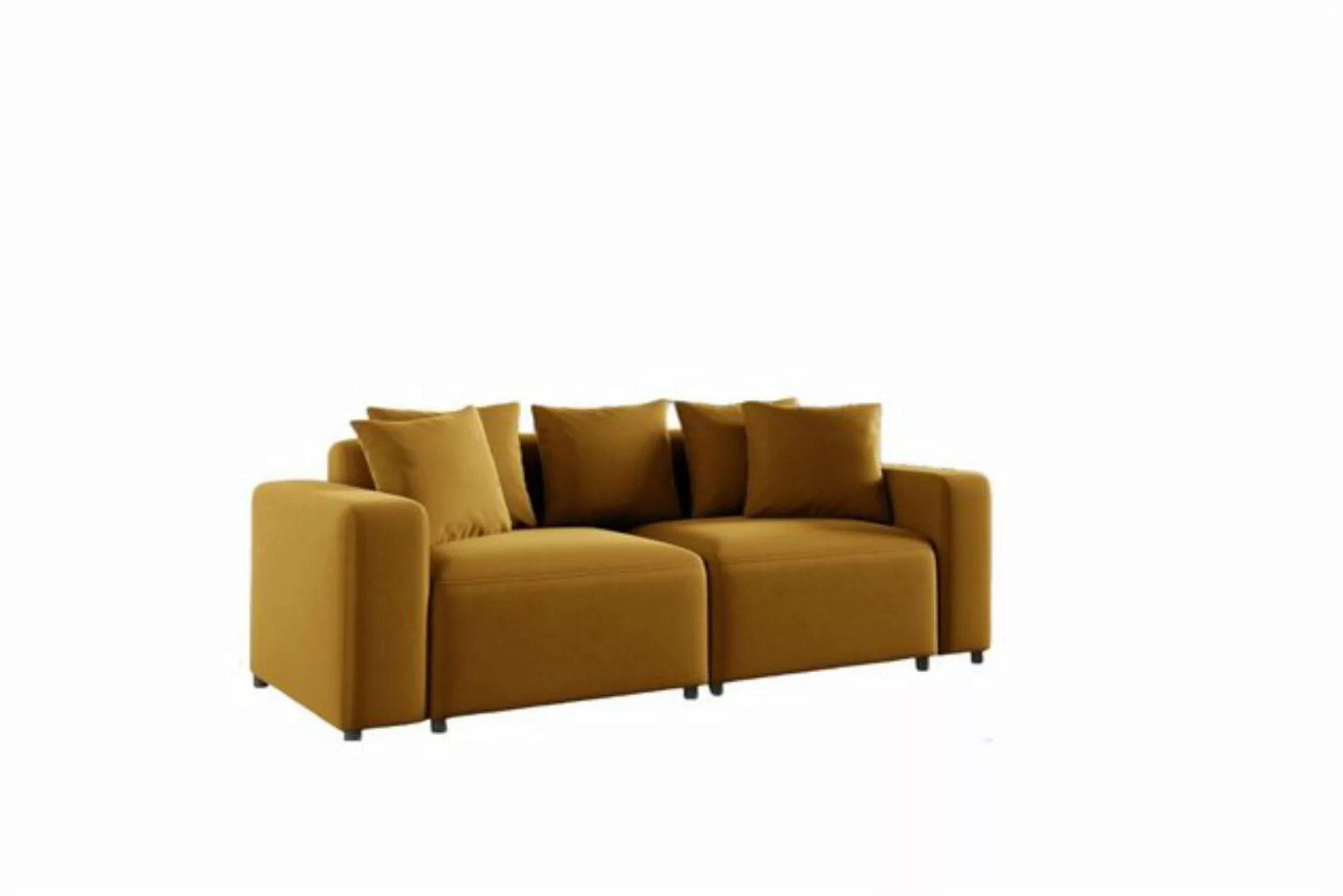 Fun Möbel 2-Sitzer Sofa Designersofa MEGAN 2-Sitzer in Stoff Salvador, inkl günstig online kaufen