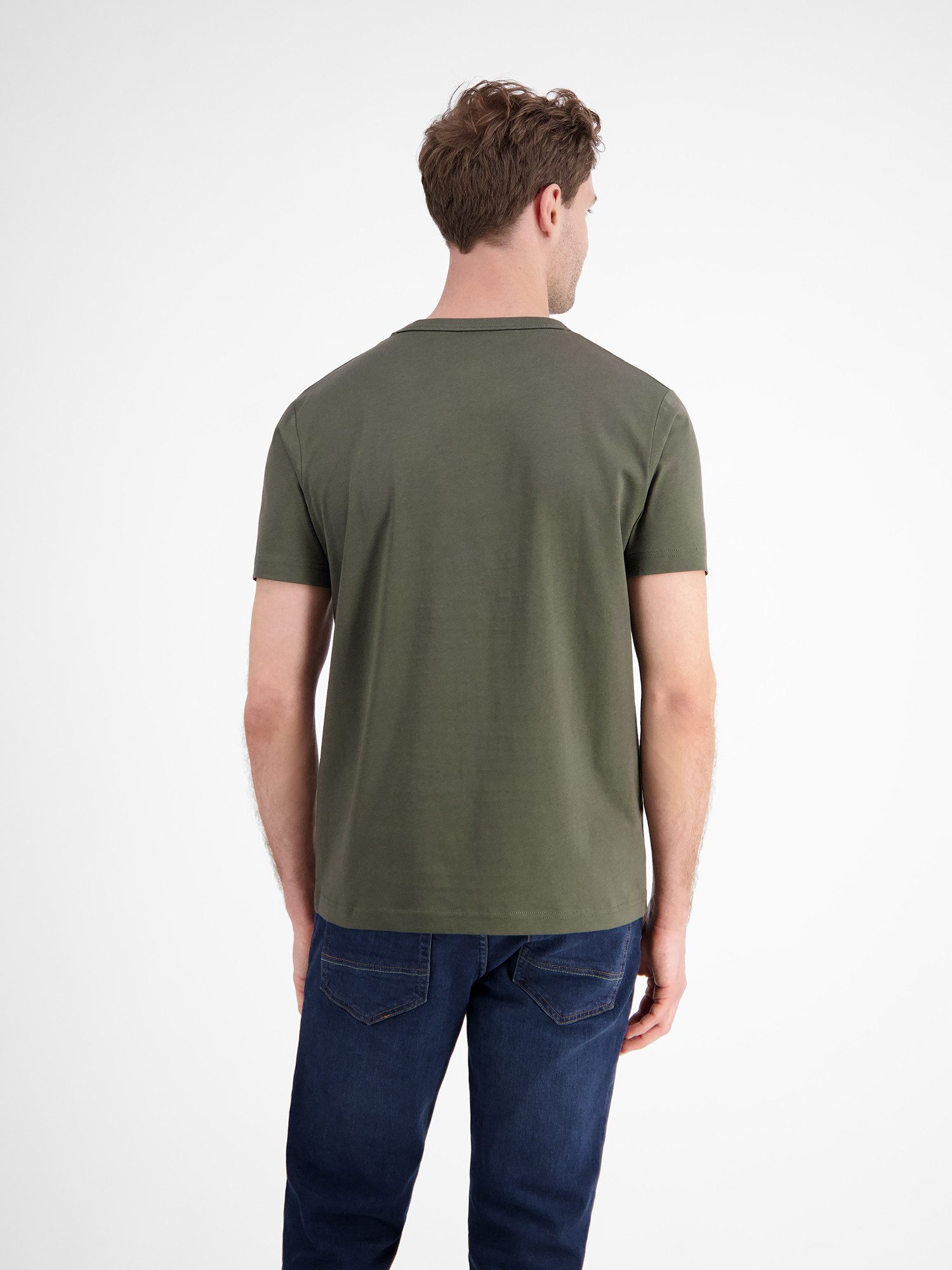 LERROS T-Shirt LERROS Unifarbenes T-Shirt mit günstig online kaufen