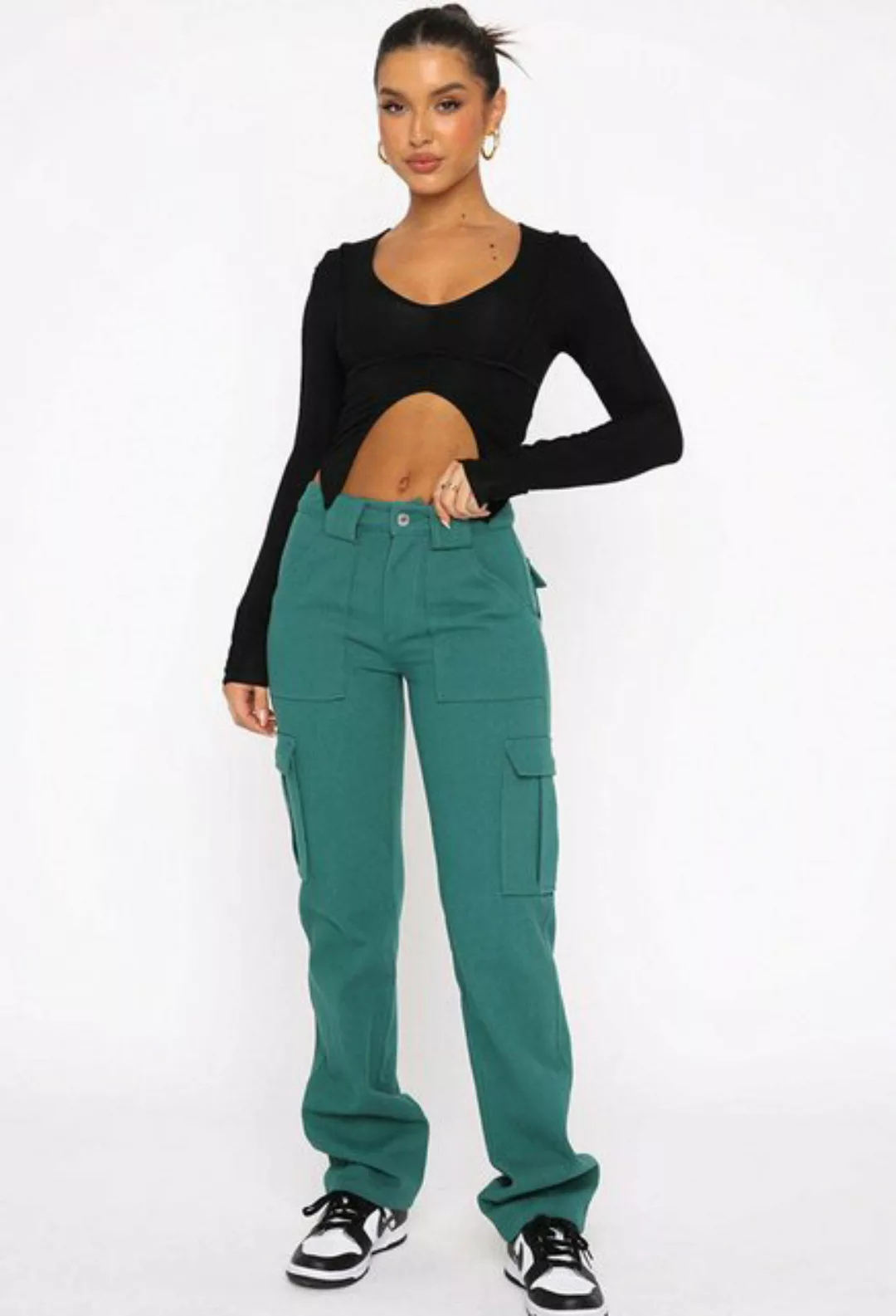 CHENIN Cargojeans Mode jeans, hohe taille skinny Women's overalls - high wa günstig online kaufen