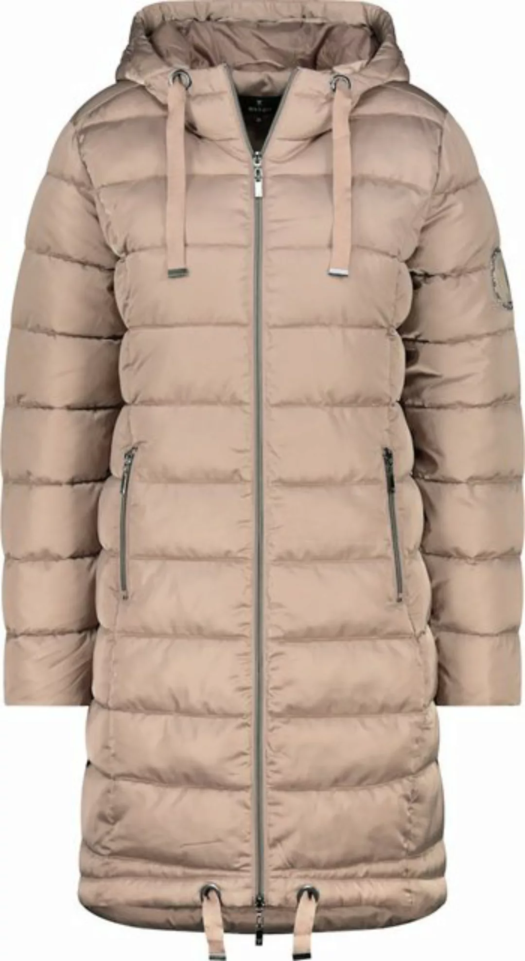 Monari Outdoorjacke Steppmantel mit Kapuze milk chocolate günstig online kaufen