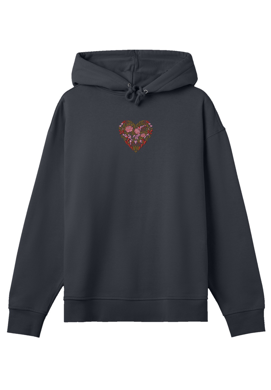 F4NT4STIC Kapuzenpullover "Blumen Herz bestickt", bestickt, Premium Qualitä günstig online kaufen