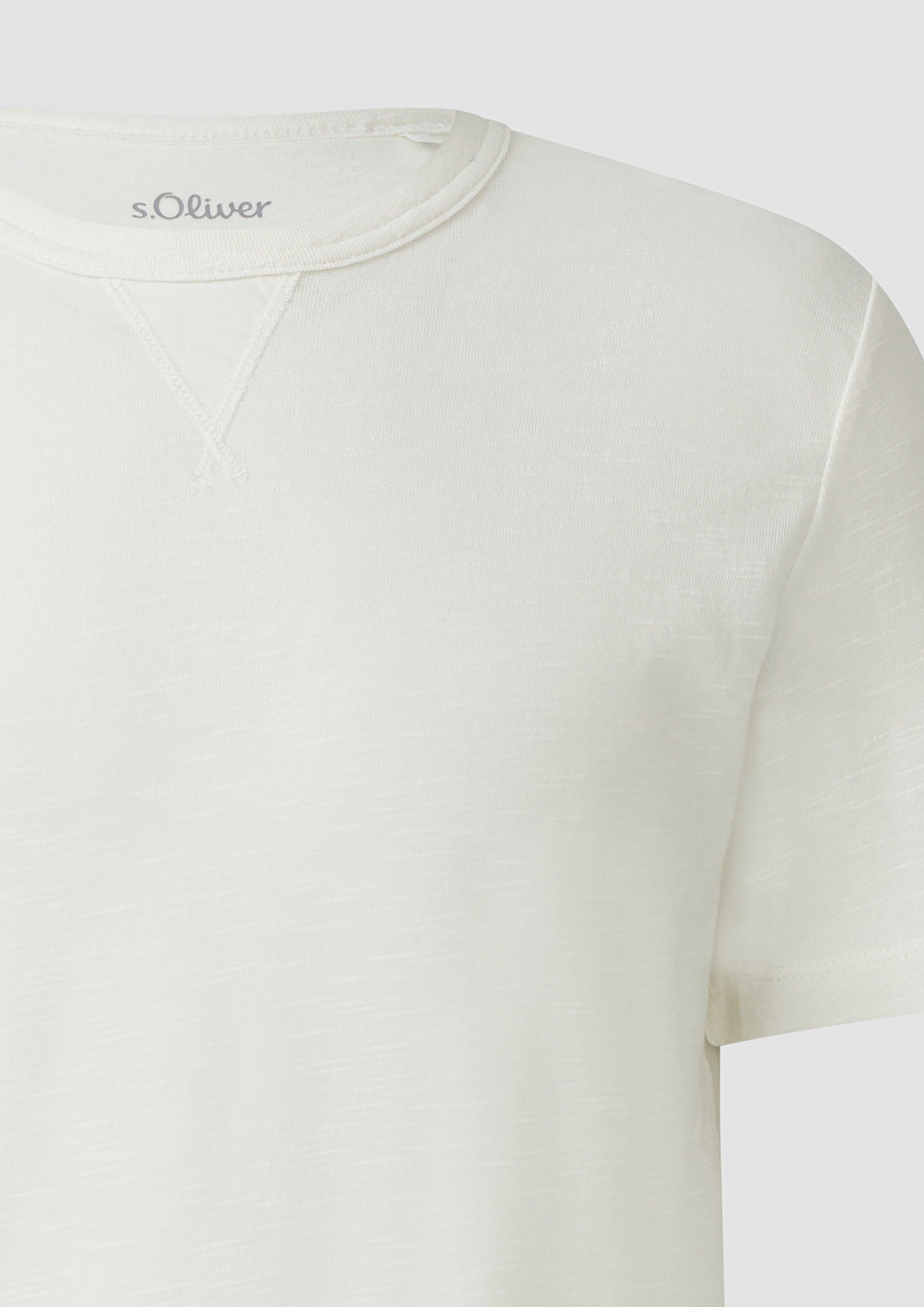 s.Oliver Kurzarmshirt T-Shirt aus Heavy Jersey günstig online kaufen