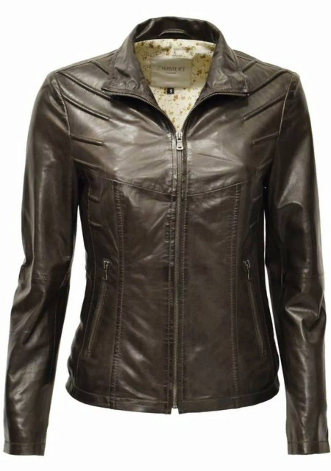 Zimmert Leather Lederjacke Elodia weiches Leder Lammnappa, übergangsjacke, günstig online kaufen