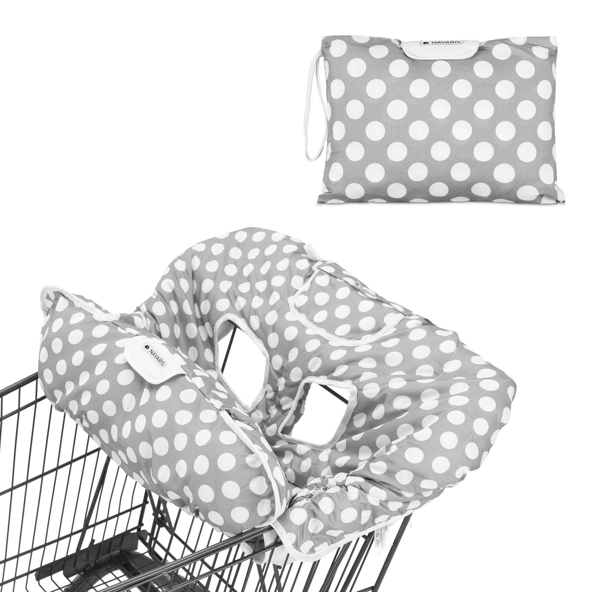 Navaris Babybettdecke 2in1 Einkaufswagenschutz und Hochstuhl-Abdeckung günstig online kaufen