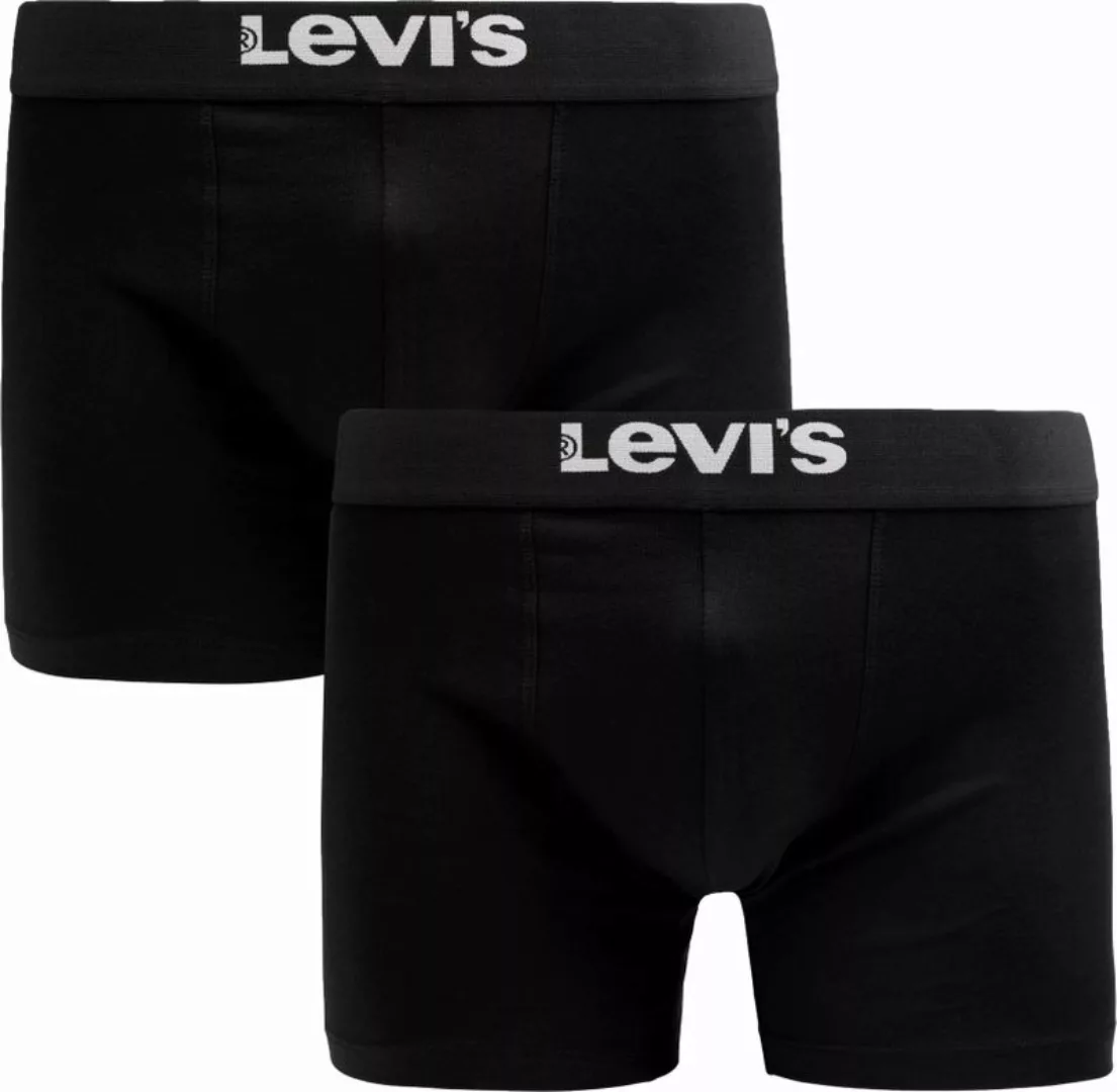 Levi's Brief Boxershorts 2-Pack Schwarz - Größe XXL günstig online kaufen