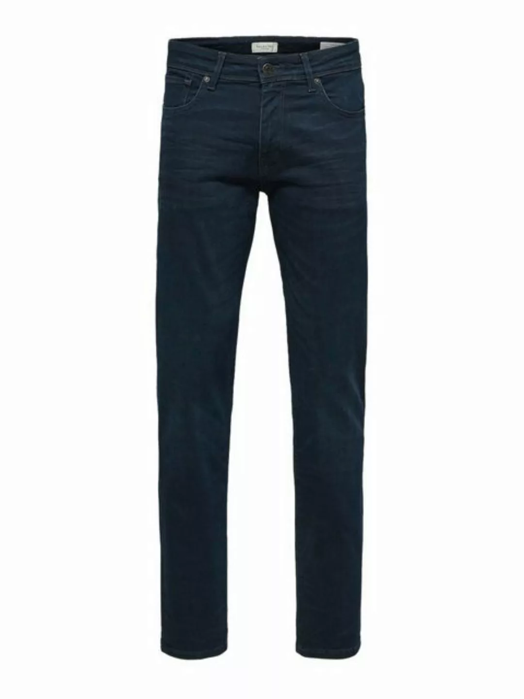 Selected Homme Herren Jeans SLH196-STRAIGHT SCOTT 6155 - Straight Fit - Bla günstig online kaufen