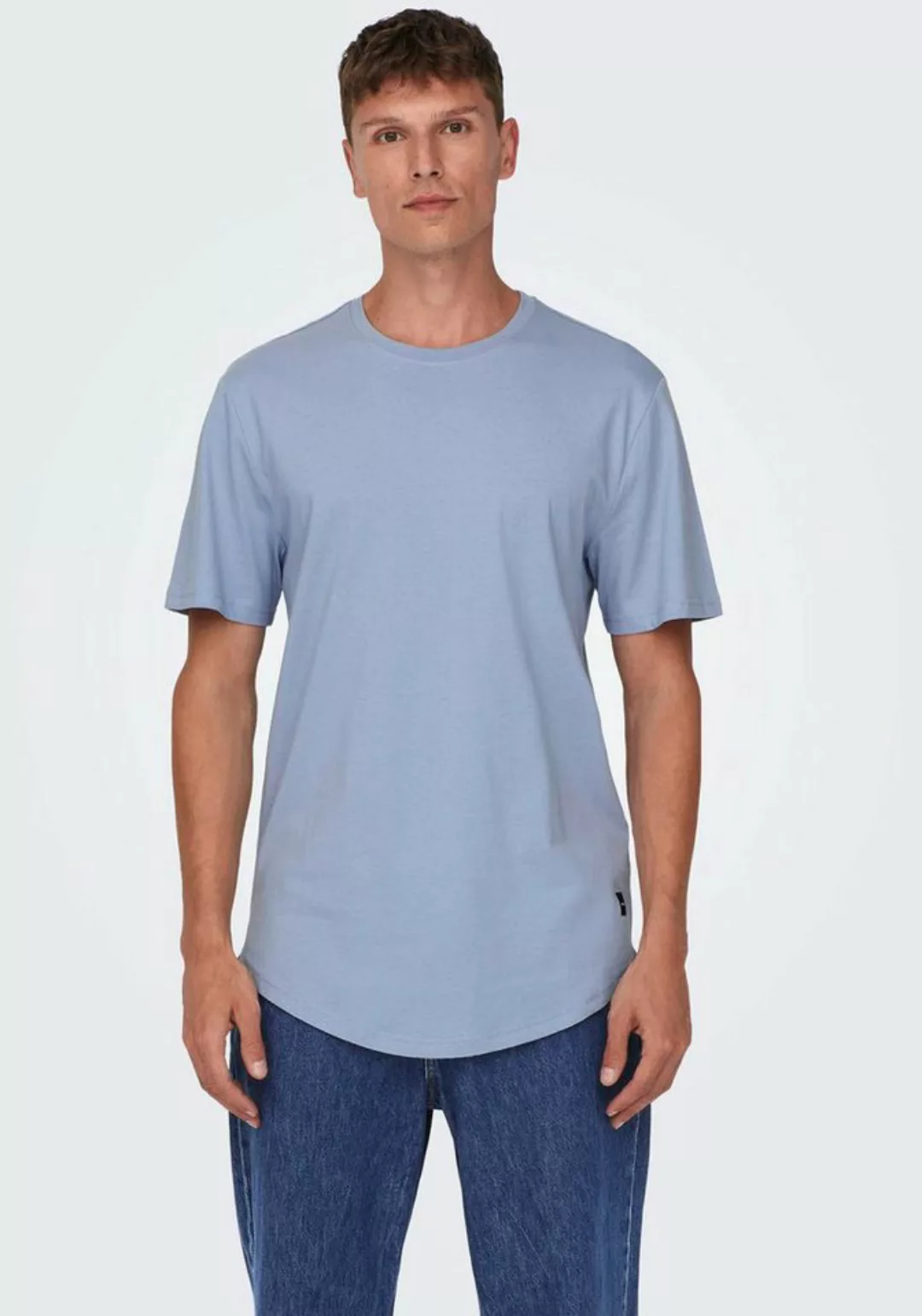 ONLY & SONS Rundhalsshirt ONSMATT LONGY SS TEE NOOS günstig online kaufen