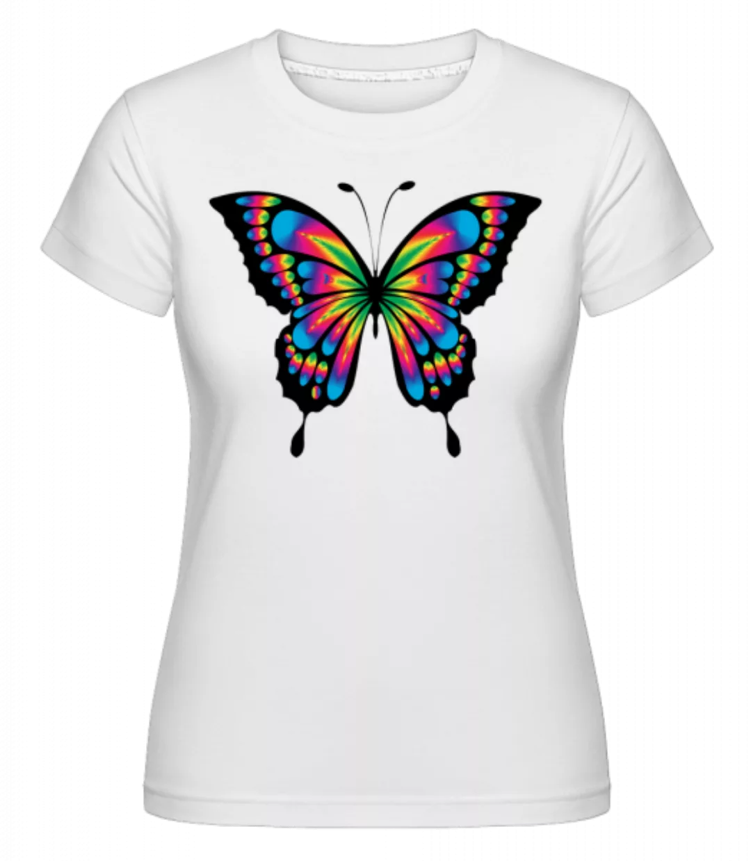 Regenbogen Schmetterling · Shirtinator Frauen T-Shirt günstig online kaufen