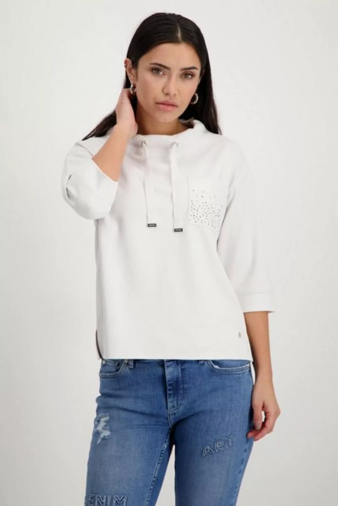 Monari T-Shirt Sweatshirt, off-white günstig online kaufen
