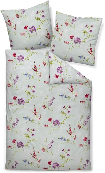 Janine Janine Mako-Satin Bettwäsche moments 98118 multicolor Größe:  135x20 günstig online kaufen