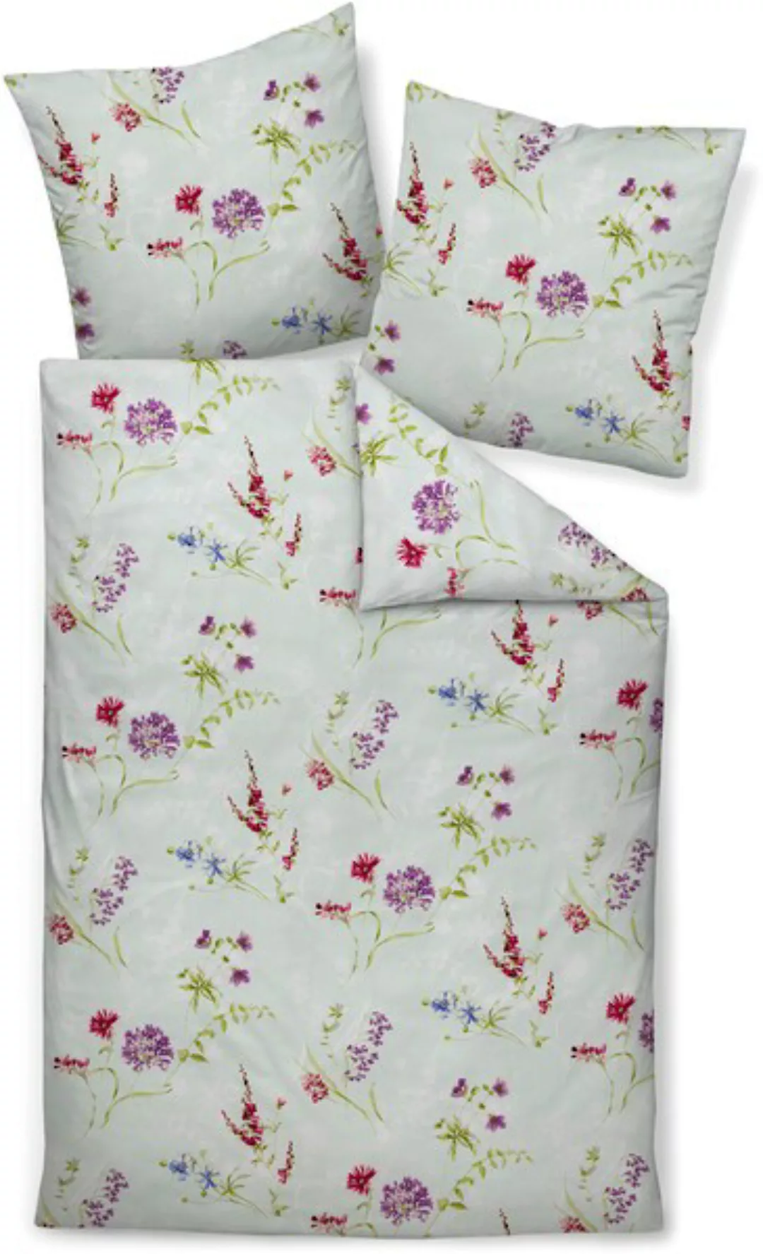 Janine Janine Mako-Satin Bettwäsche moments 98118 multicolor Größe:  155x22 günstig online kaufen