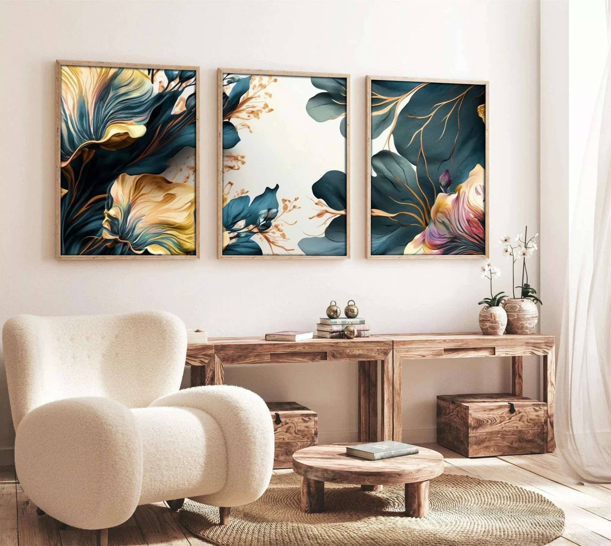 Wallity Leinwandbild Painting: 100% MDF (Thickness: günstig online kaufen