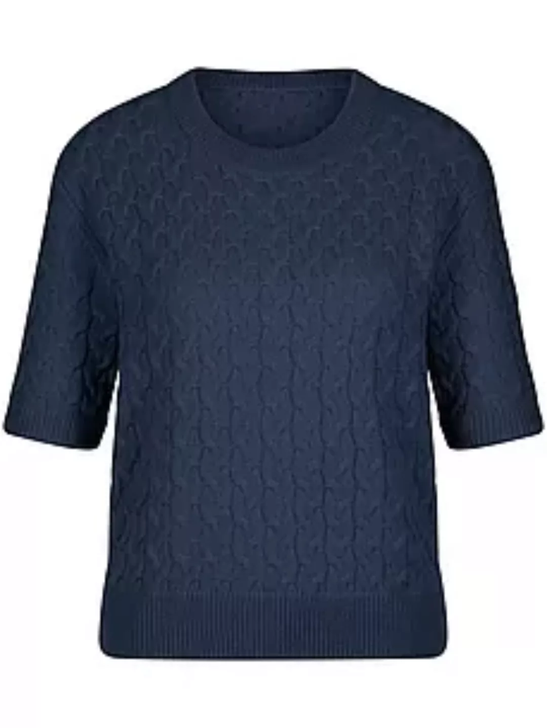 Rundhals-Pullover Peter Hahn Cashmere blau günstig online kaufen