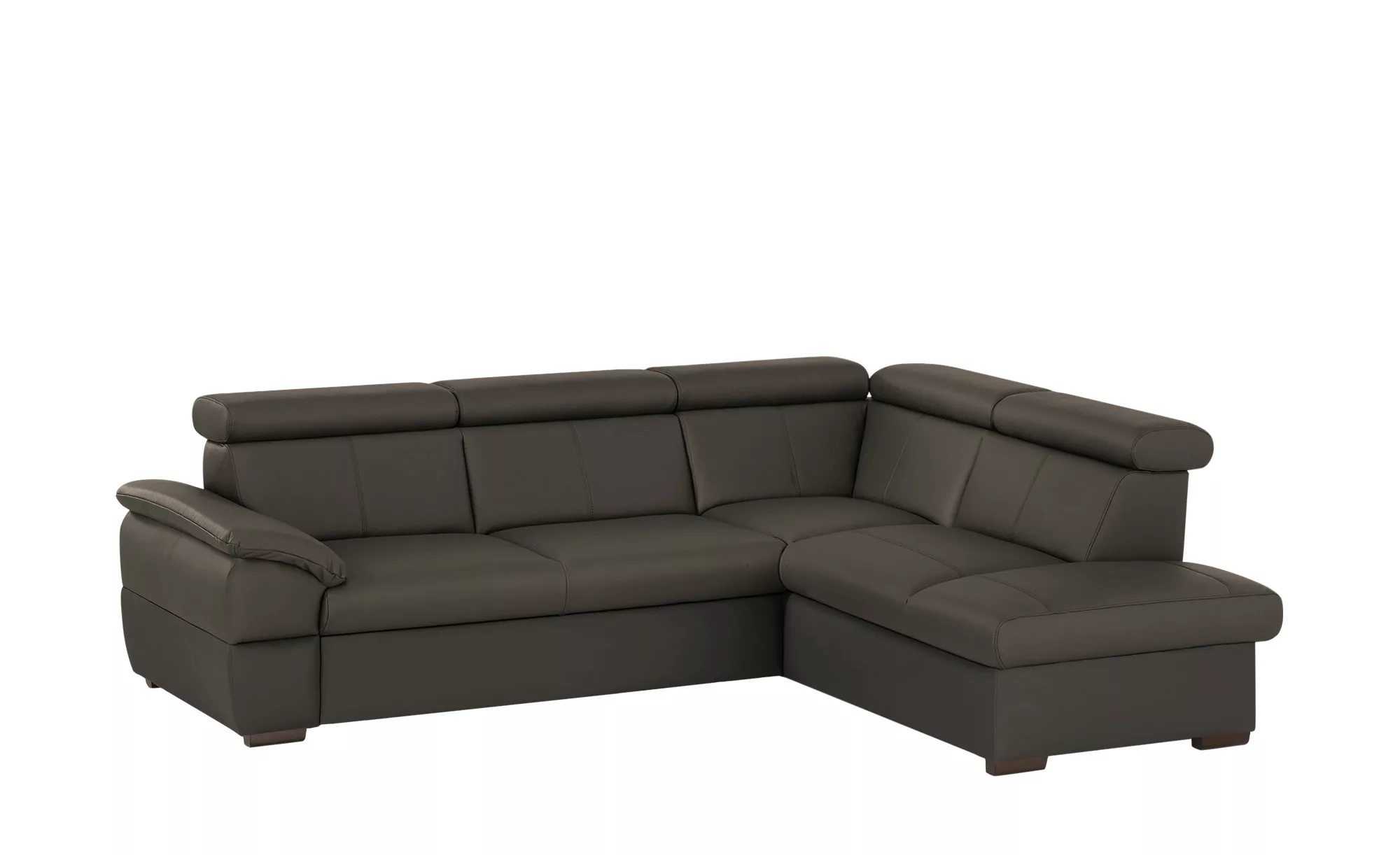 uno Ecksofa aus Echtleder Town ¦ braun ¦ Maße (cm): B: 265 H: 76 T: 210 Pol günstig online kaufen