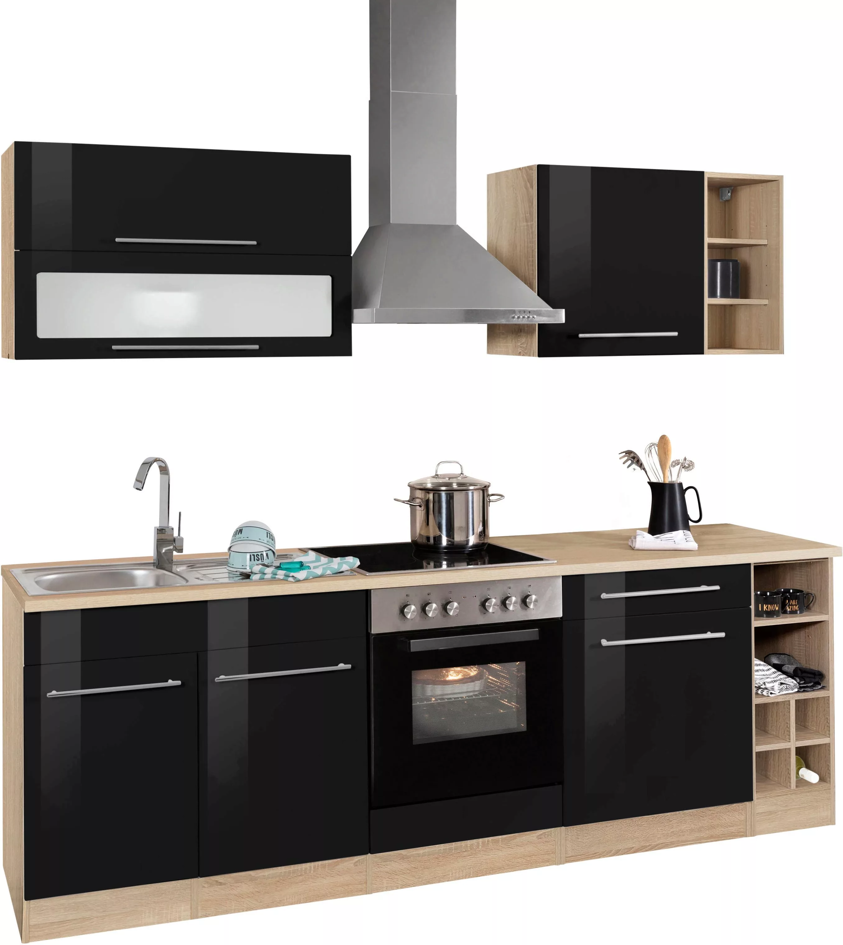 KOCHSTATION Küchenzeile "KS-Eton", ohne E-Geräte, Breite 240 cm günstig online kaufen