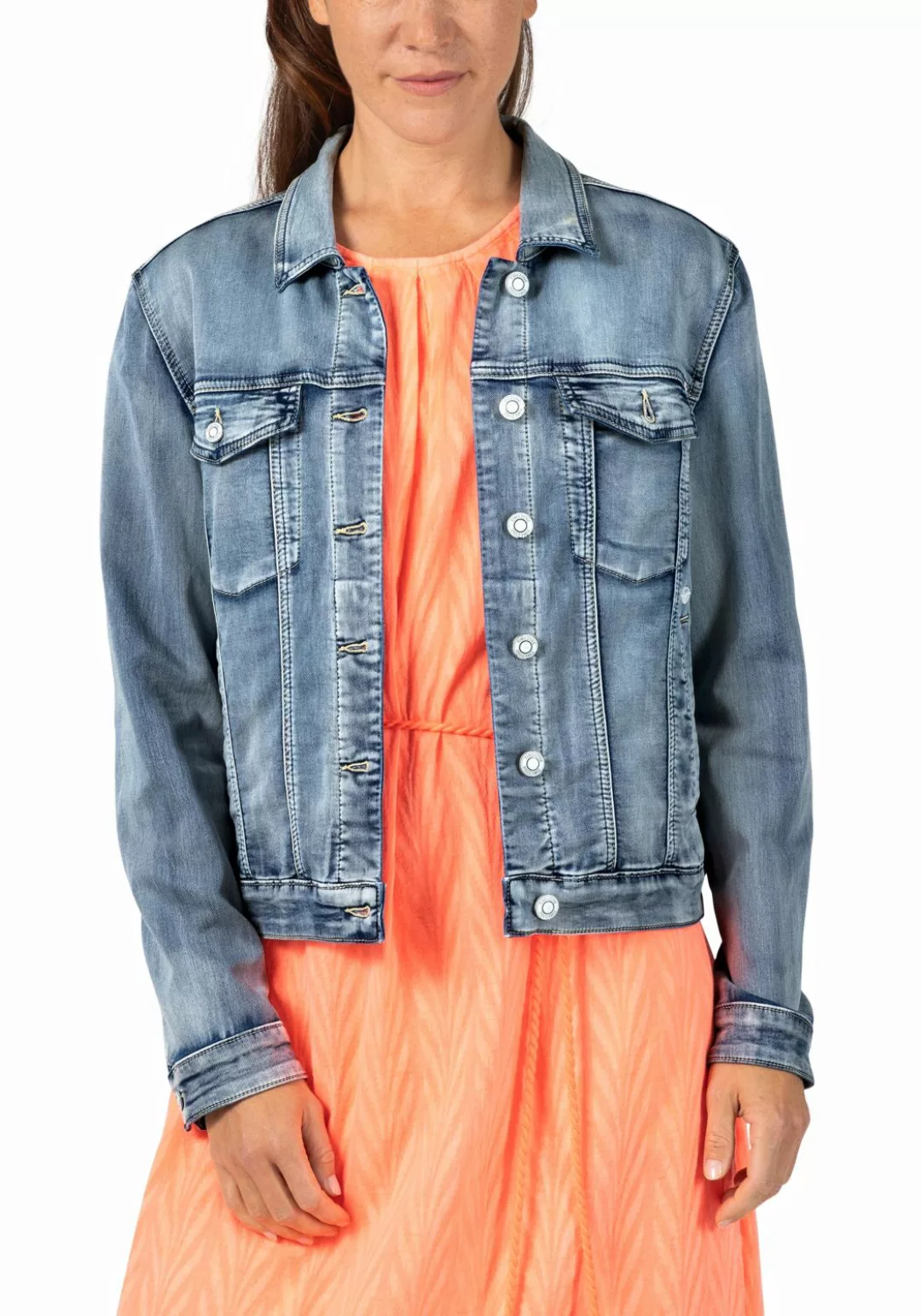 TIMEZONE Damen Jeansjacke DENIM JACKET II - Regular Fit Blau günstig online kaufen