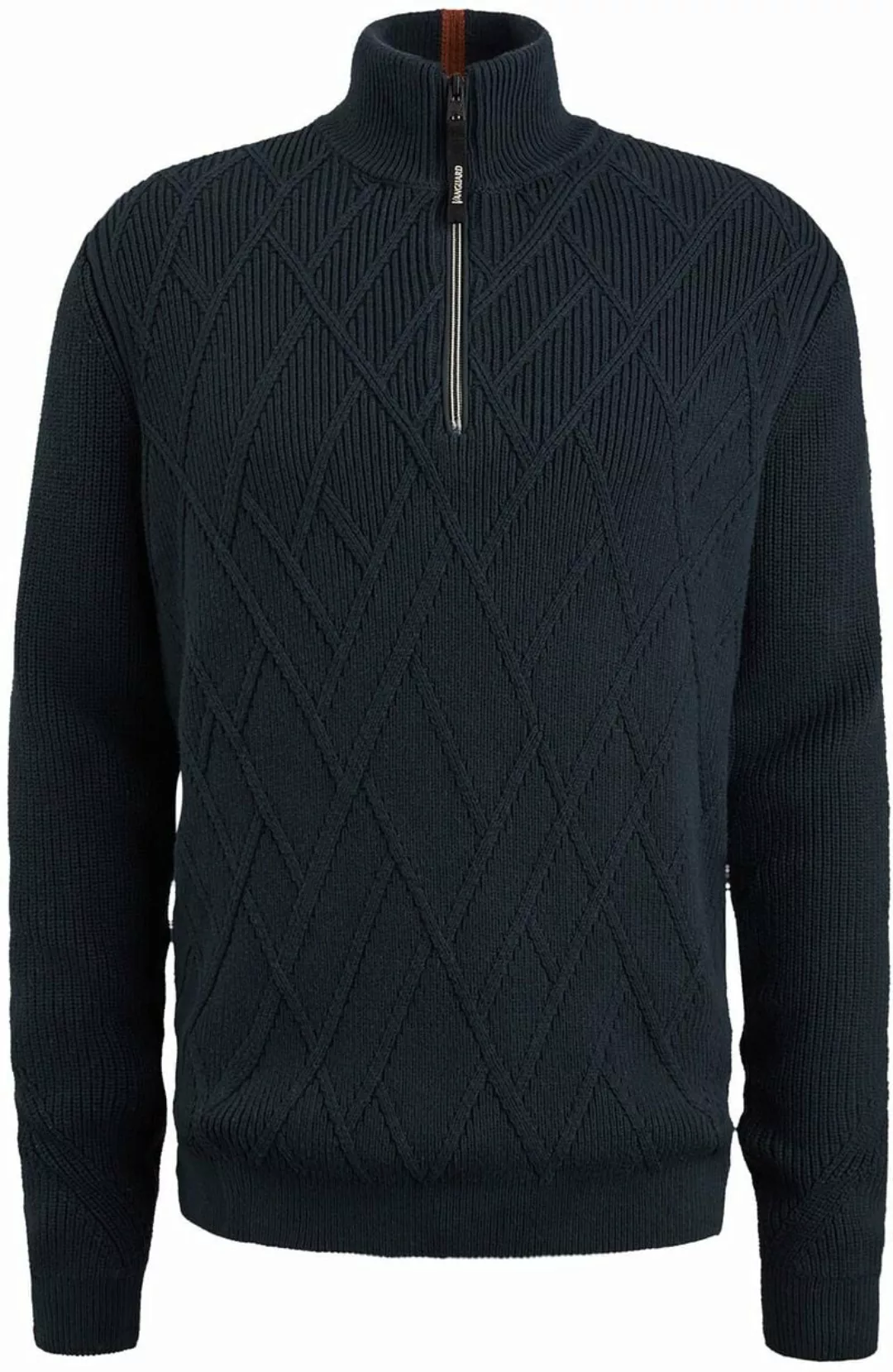 Vanguard Pullover Half Zip Struktur Navy - Größe XXL günstig online kaufen