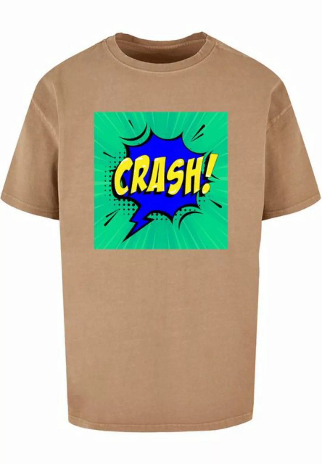Merchcode T-Shirt Merchcode Herren CRASH Comic Acid Washed Oversized Tee (1 günstig online kaufen