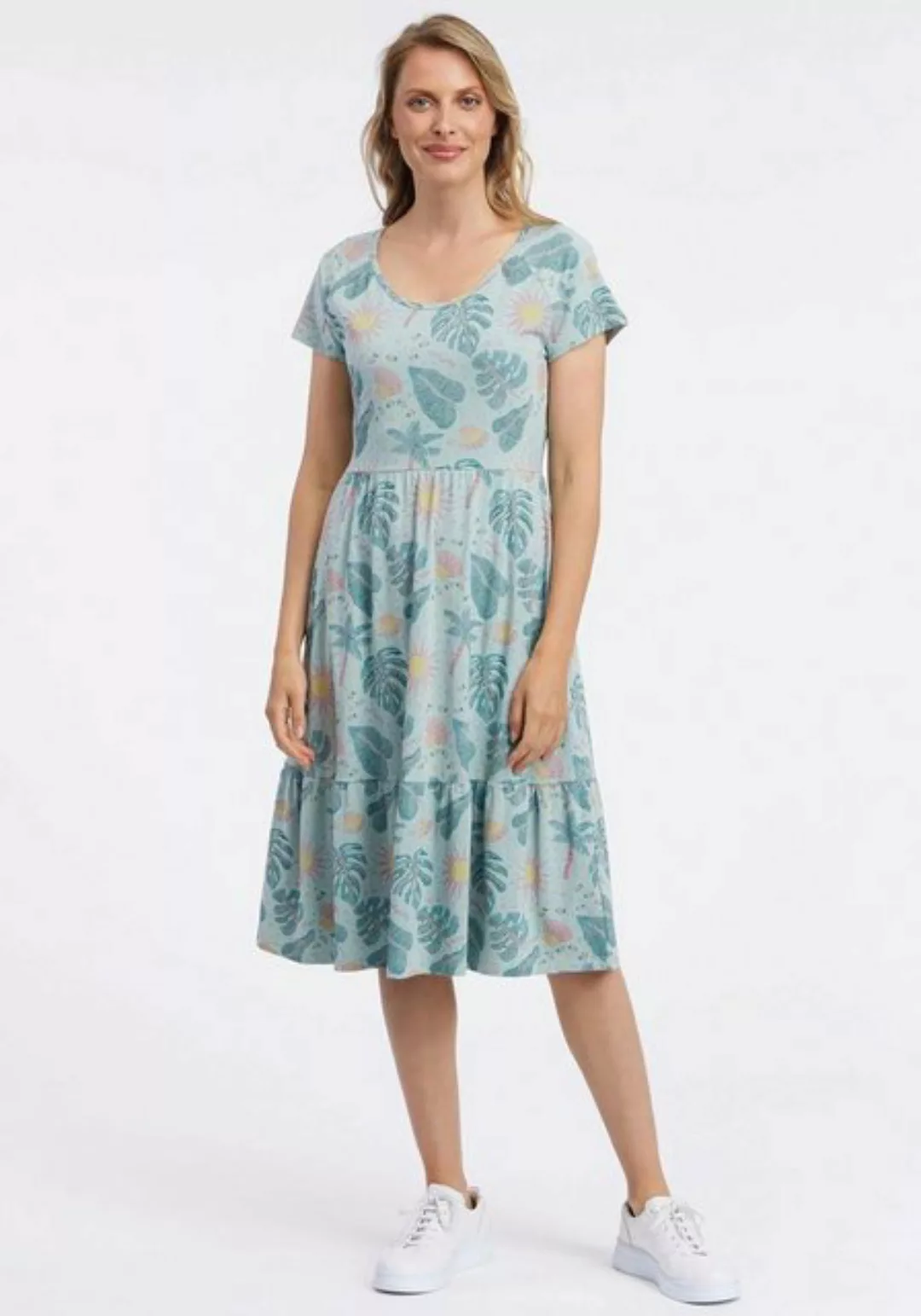 Ragwear Shirtkleid WAYVERLY mit floralem und sommerlichen Allover Druck günstig online kaufen