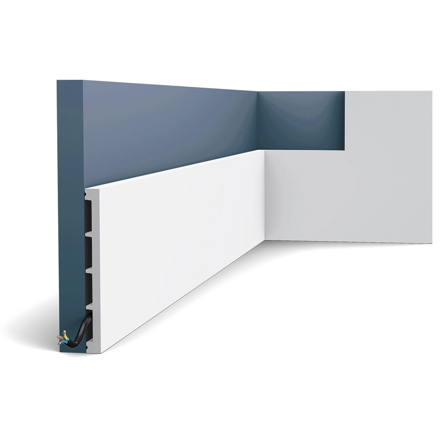 ORAC DECOR SX168 AXXENT SQUARE Sockelleiste Wandleiste Zierleiste 2 m 200 c günstig online kaufen