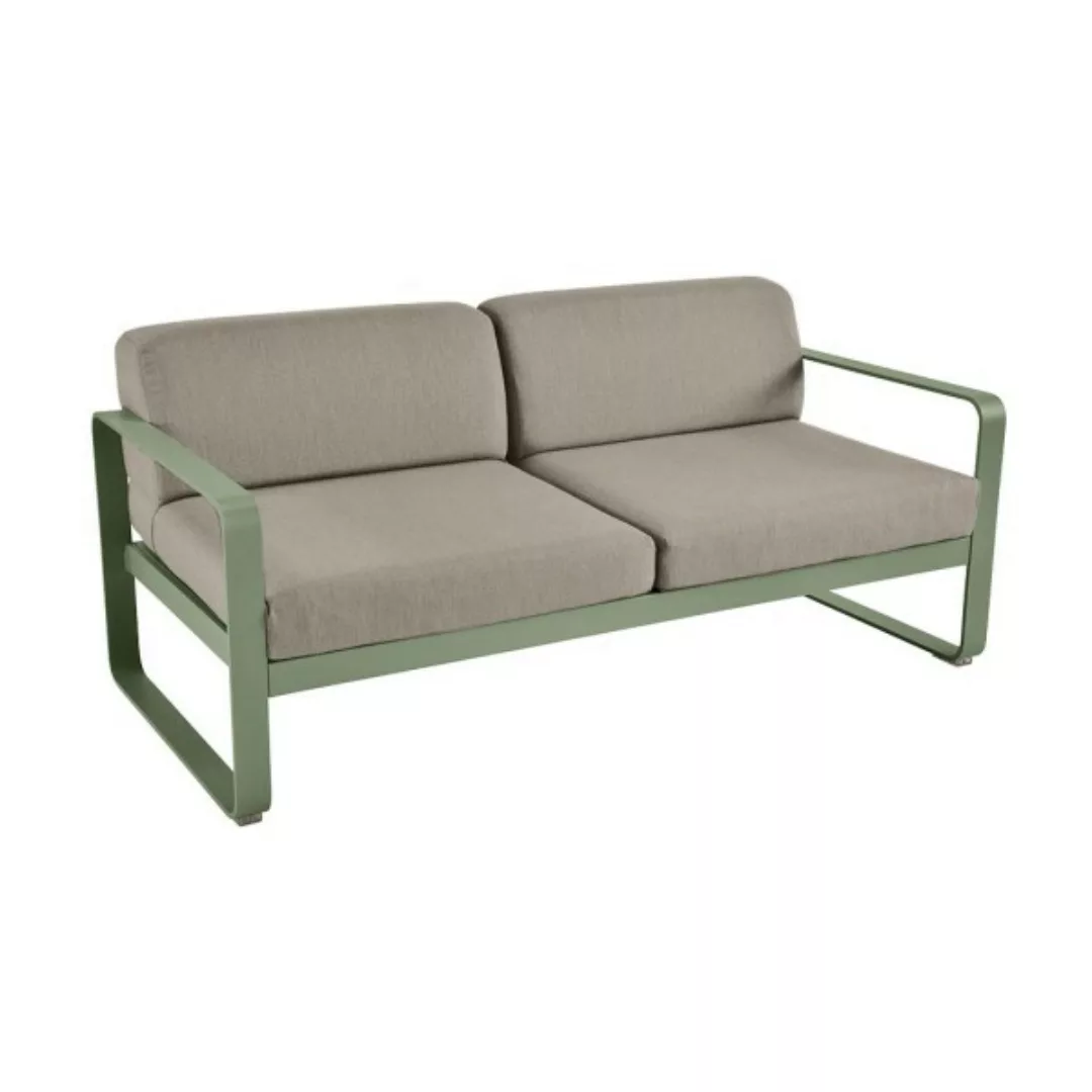 Bellevie Lounge-Sofa 2-Sitzer 82 Kaktus B8 Taupegrau günstig online kaufen