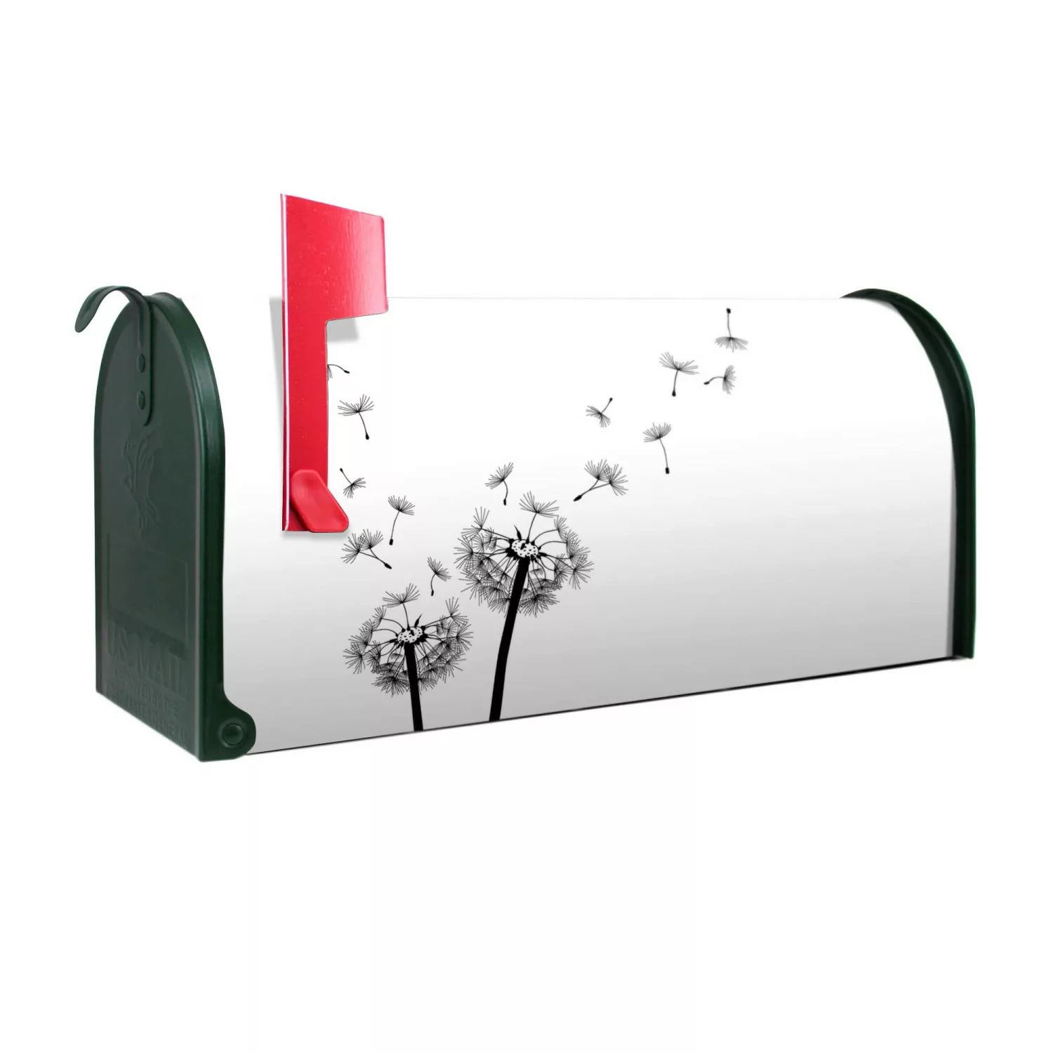 Banjado Amerikanischer Briefkasten Grün 48x22x16cm US Mailbox Letterbox Pos günstig online kaufen