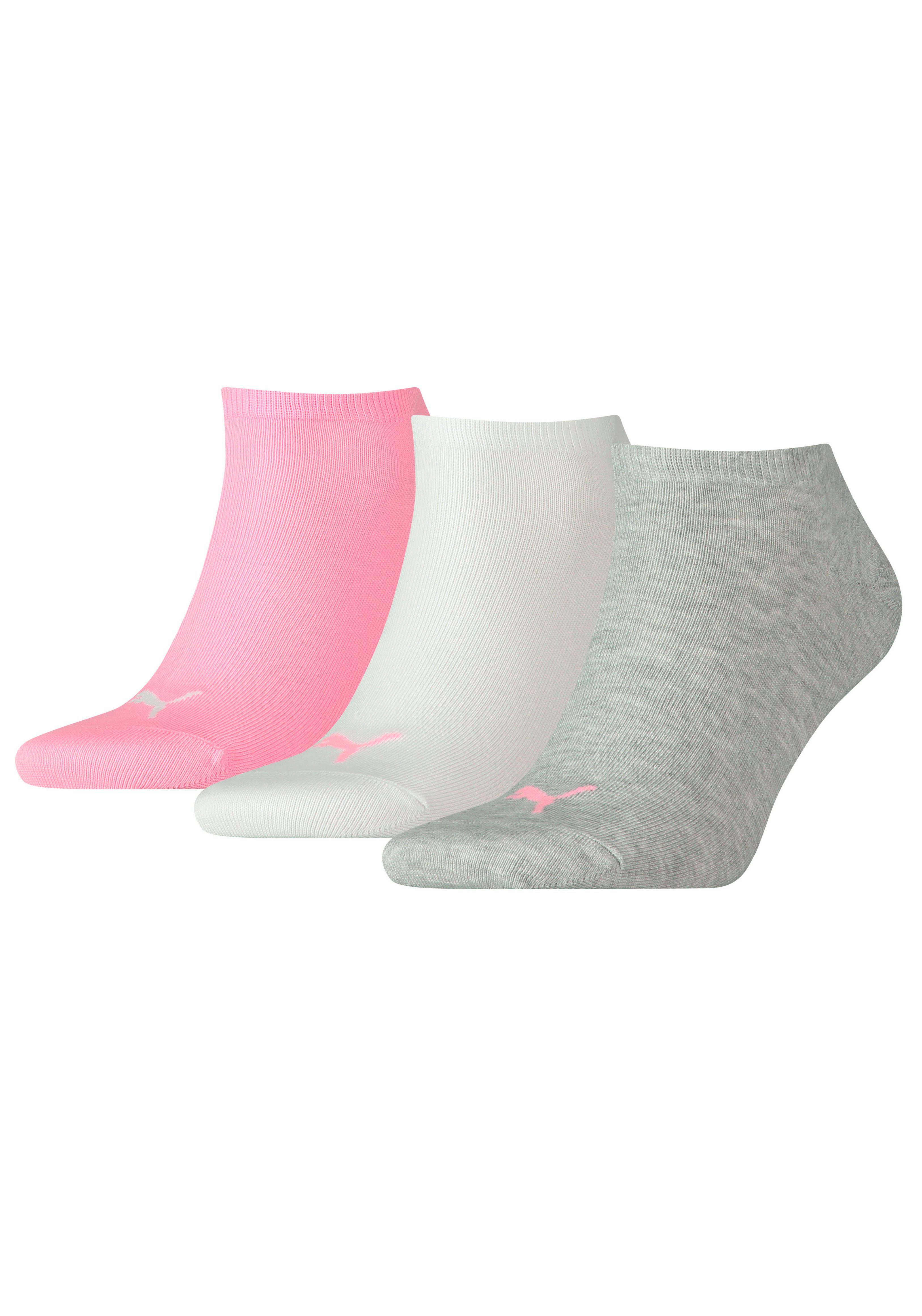 PUMA Sneakersocken (3-Paar) mit eingestricktem Markenlogo günstig online kaufen