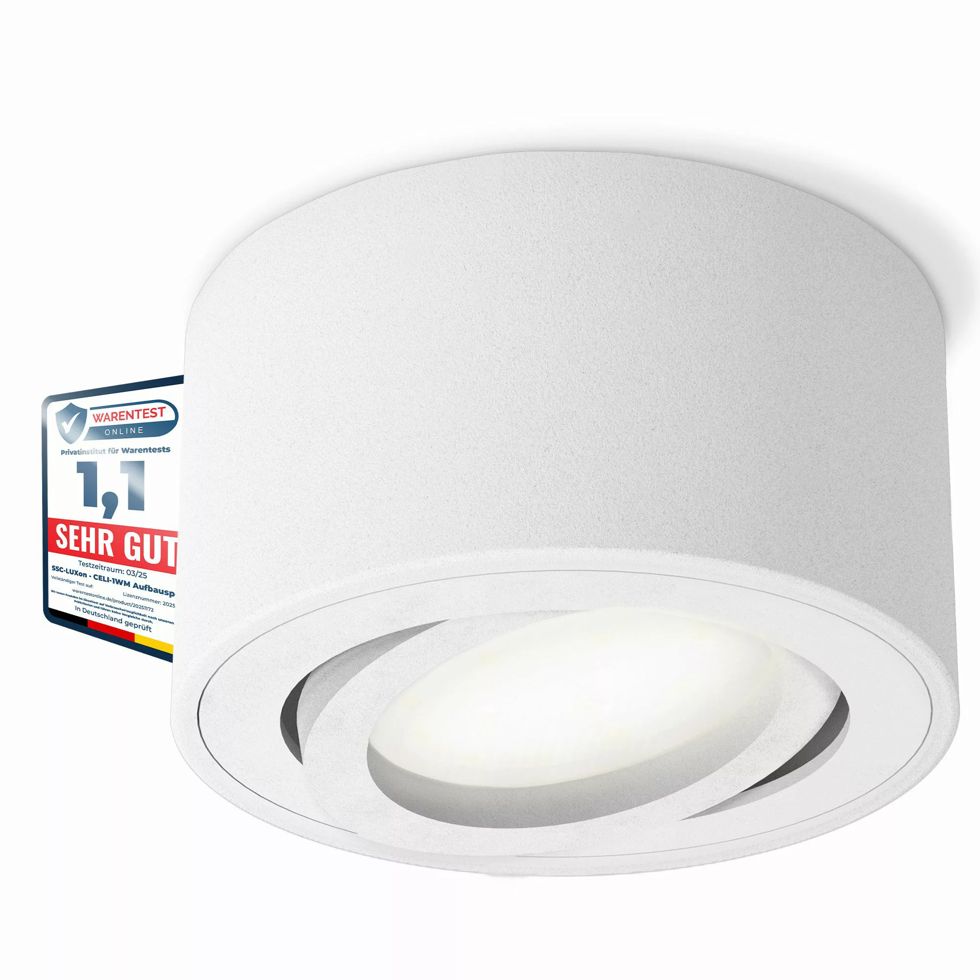 SSC-LUXon LED Aufbaustrahler CELI-1WM Decken Aufbauleuchte günstig online kaufen