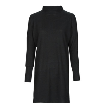 Noisy May – Mini-Pulloverkleid mit Rollkragen-Schwarz günstig online kaufen