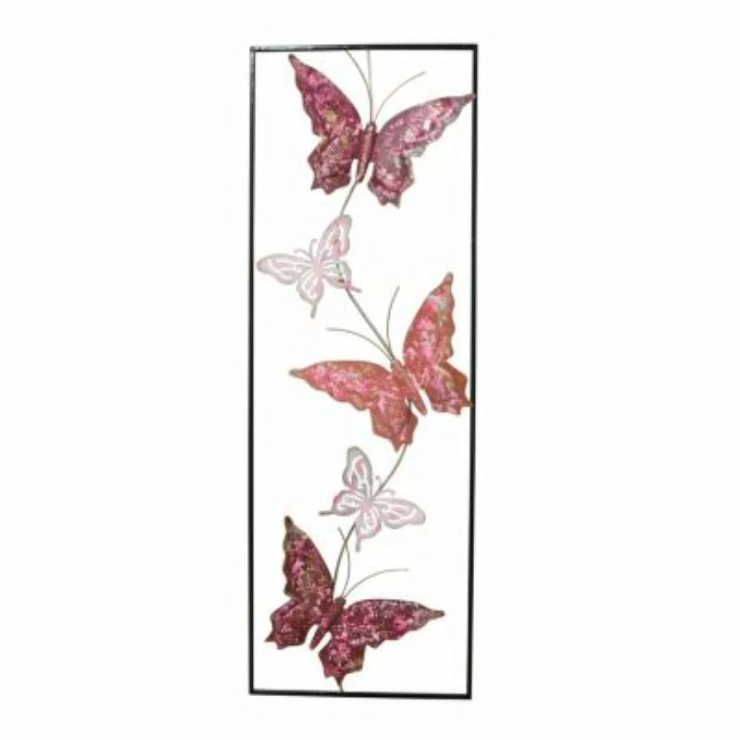 NTK-Collection Wanddeko Silhouette Schmetterling schwarz/pink günstig online kaufen