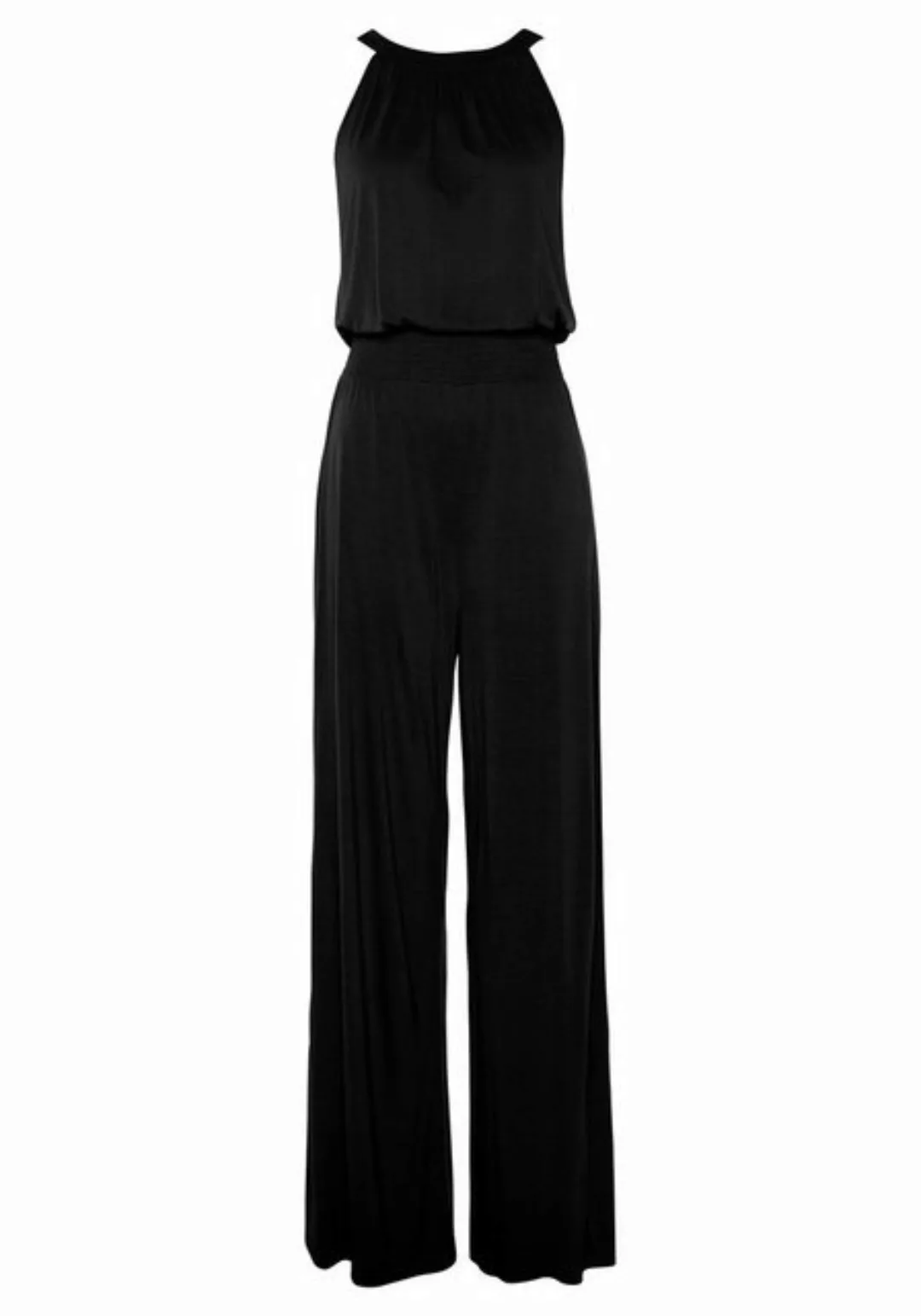 s.Oliver Overall mit breitem Smokeinsatz, eleganter Jumpsuit, festlich günstig online kaufen