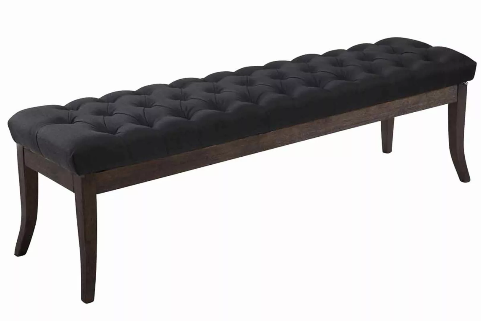 Sitzbank Ramses Stoff Antik-dunkel 150 Cm Schwarz günstig online kaufen