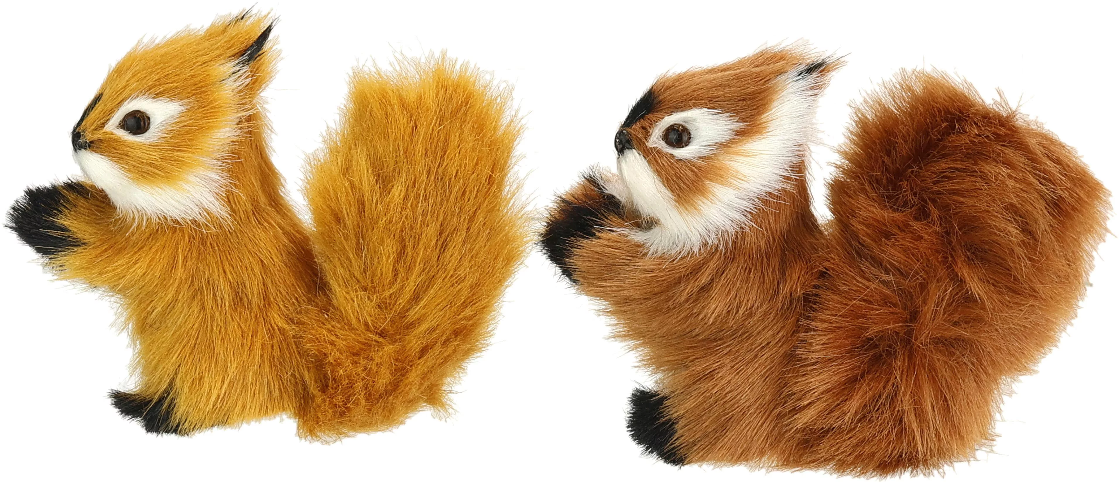 I.GE.A. Dekofigur "Tierfigur mini Eichhörnchen", 2er Set aus Kunstfell Stat günstig online kaufen