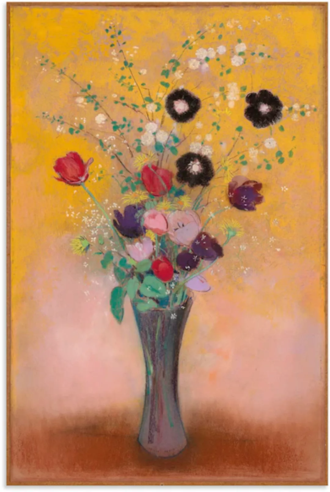 Artland Alu-Dibond-Druck "Vase mit Blumen. 1916", Blumenbilder, (1 St.) günstig online kaufen