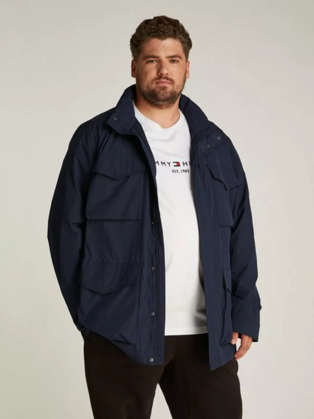 Tommy Hilfiger Big & Tall Allwetterjacke BT-LW PACKABLE FIELD JACKET-B in G günstig online kaufen