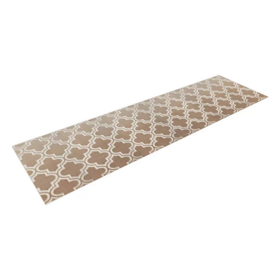 360Living Teppich Monroe taupe B/L: ca. 80x300 cm günstig online kaufen