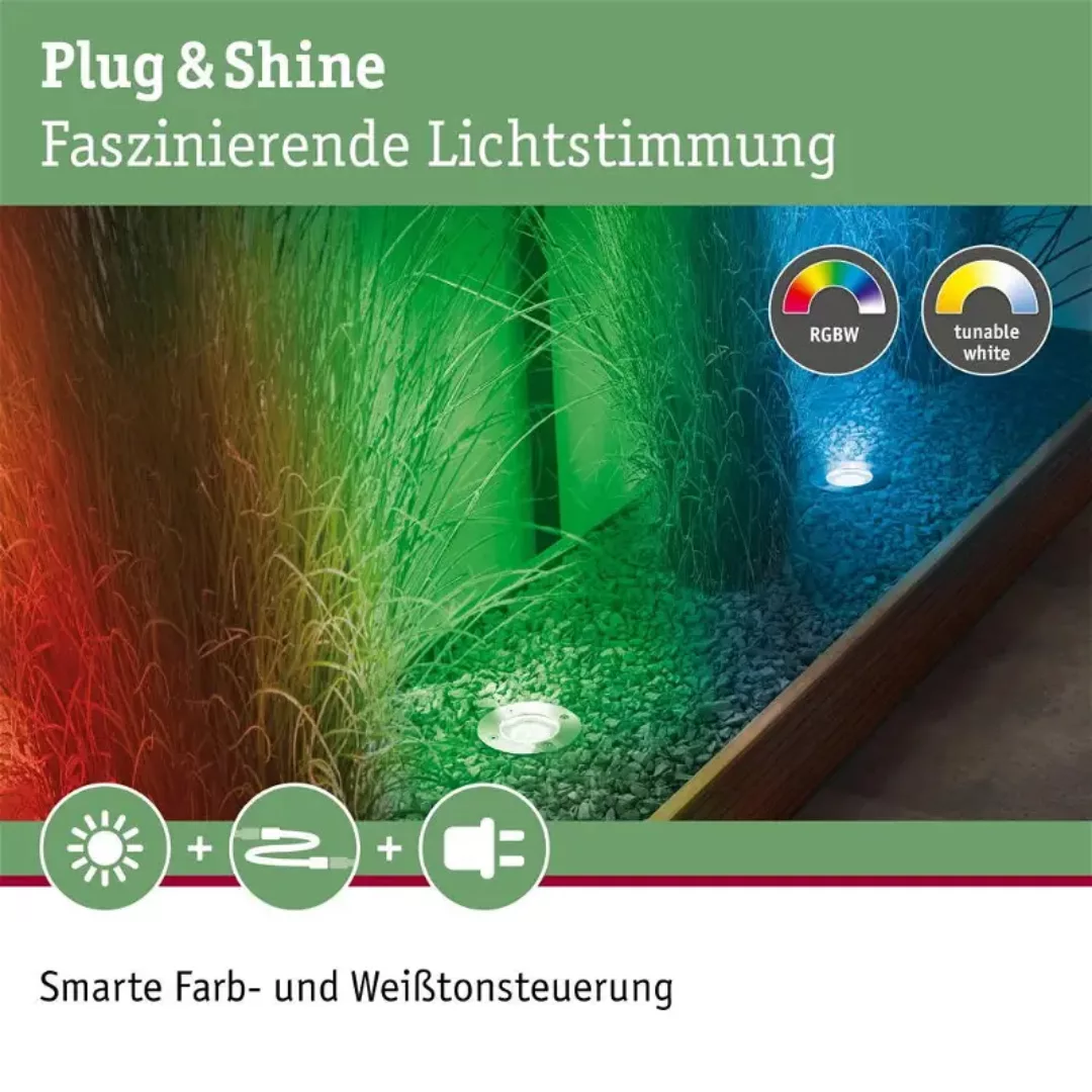 Paulmann Plug & Shine Einbau ZigBee RGBW 3er Basis günstig online kaufen