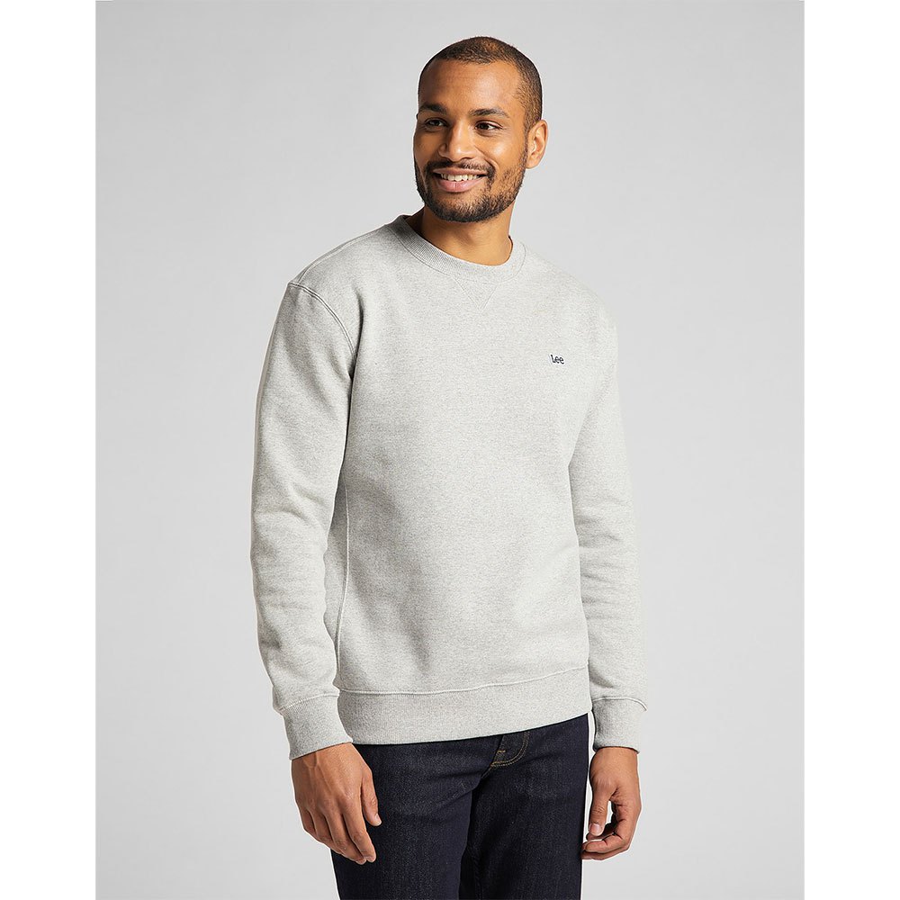 Lee Plain Tall Pullover S Grey Mele günstig online kaufen