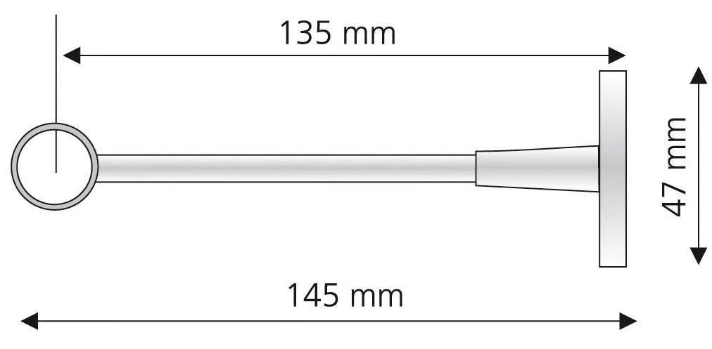 Liedeco Träger, (1 St.), für Gardinenstangen Ø 16 mm günstig online kaufen