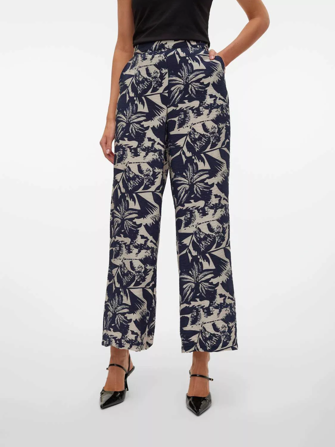 Vero Moda Schlupfhose "VMJOSIE HW WIDE PANT WVN GA NOOS" günstig online kaufen