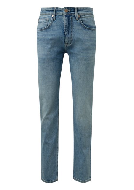 s.Oliver Slim-fit-Jeans in mittelblauer Waschung günstig online kaufen