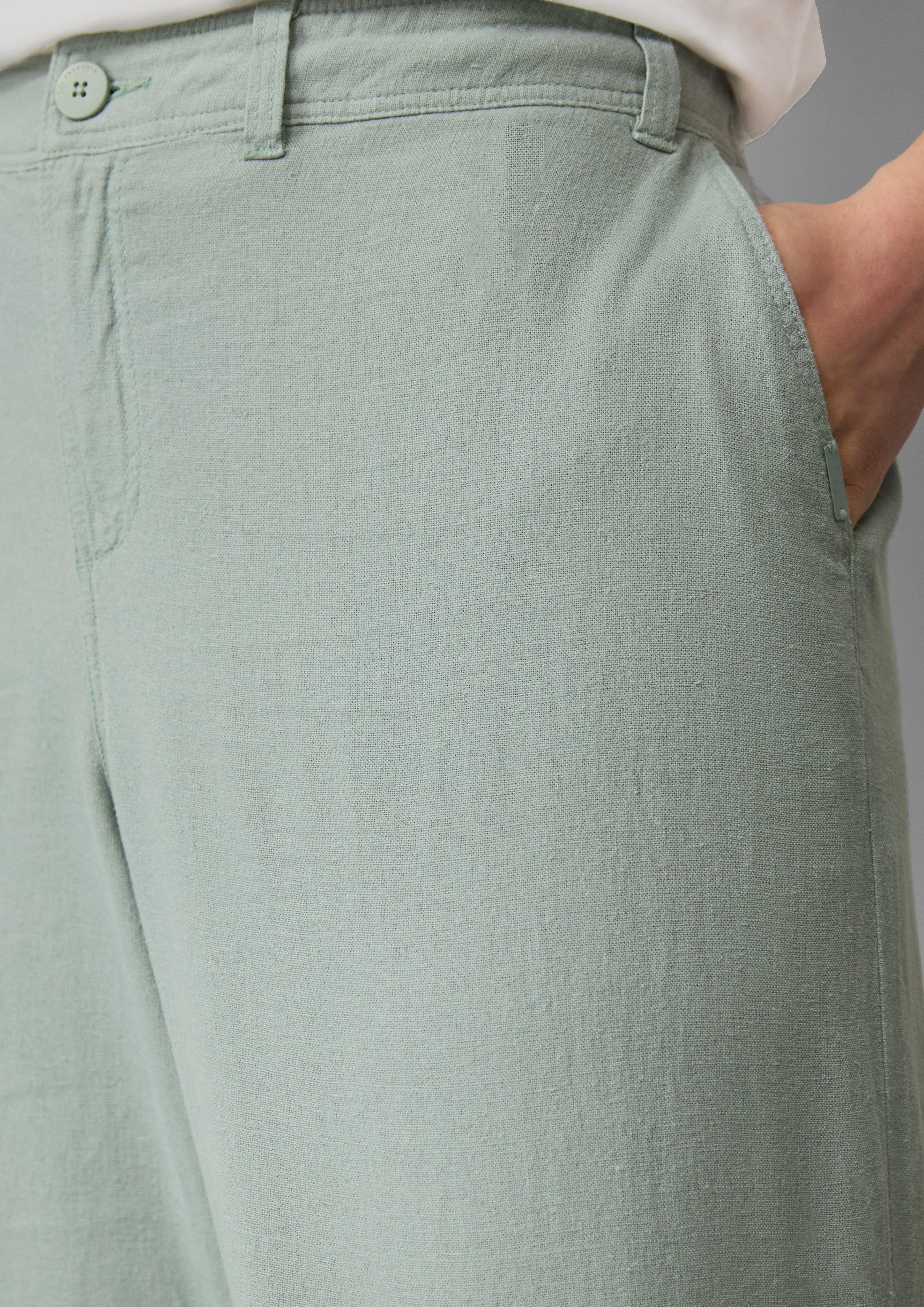 QS Stoffhose Culotte aus Leinenmix günstig online kaufen