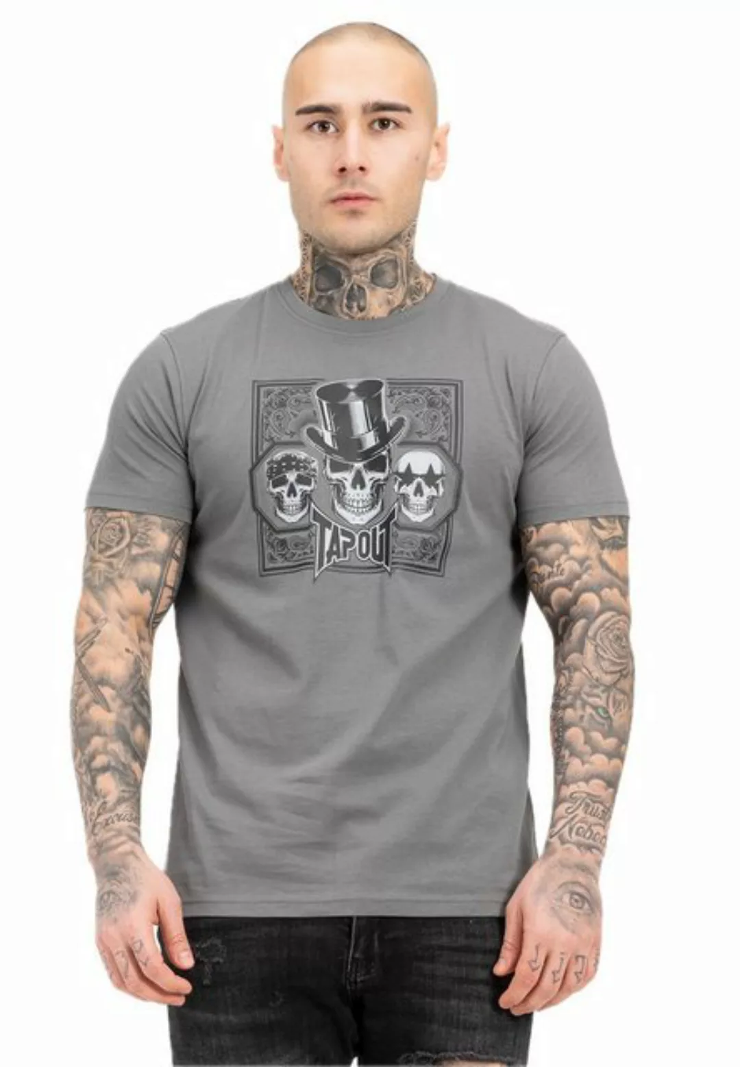TAPOUT T-Shirt Skull Tee T-Shirt normale Passform günstig online kaufen