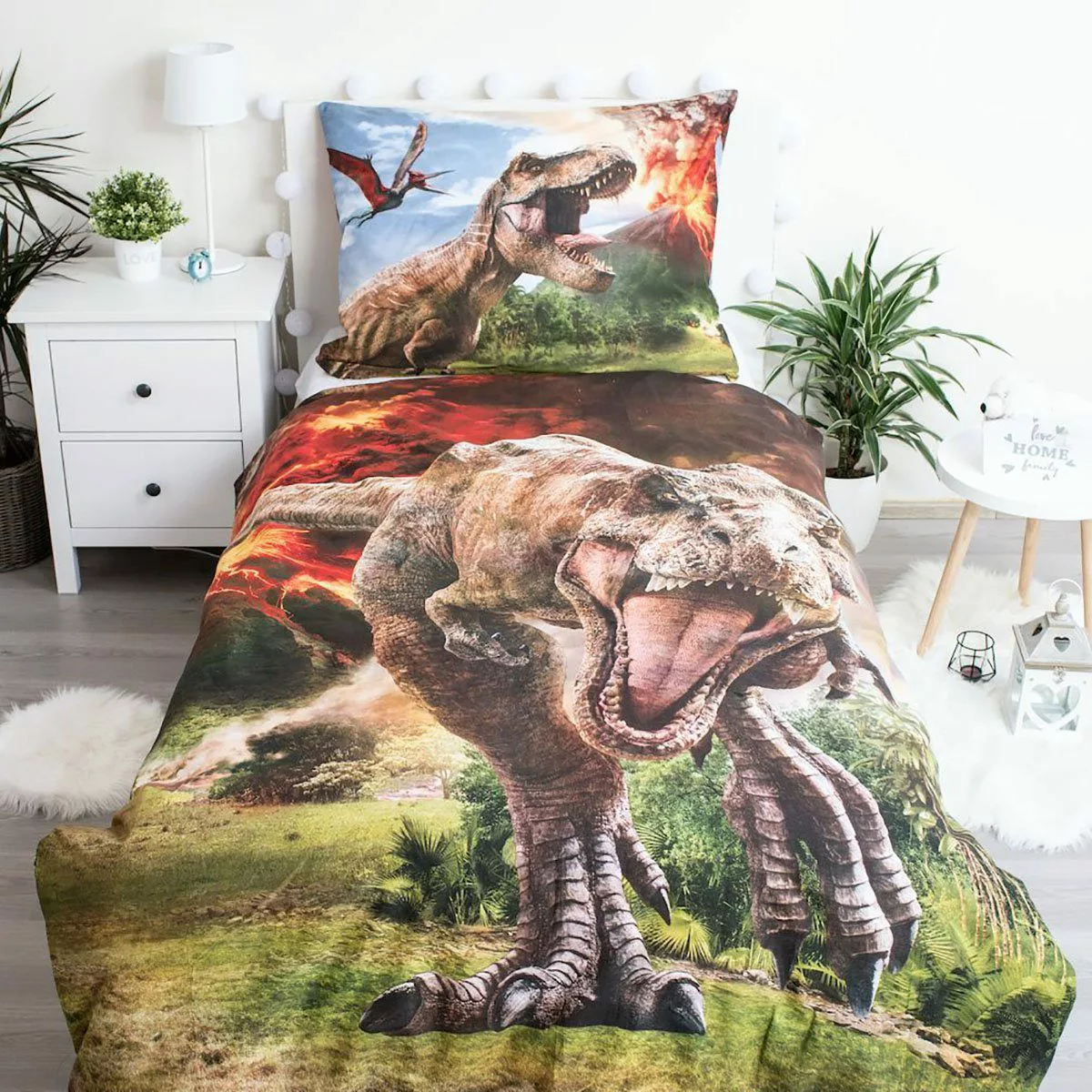 Jurassic World Kinderbettwäsche Bettwäsche Set, Jurassic günstig online kaufen
