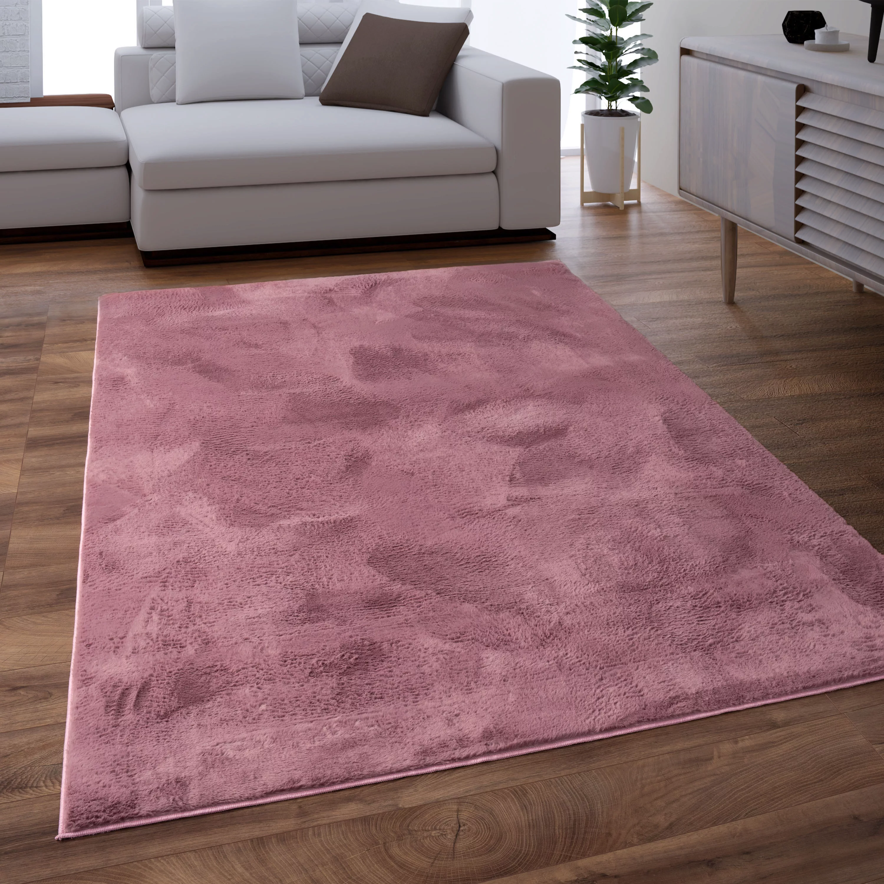 Paco Home Fellteppich »Kunstfell Soft 380«, rechteckig, 14 mm Höhe, Langflo günstig online kaufen