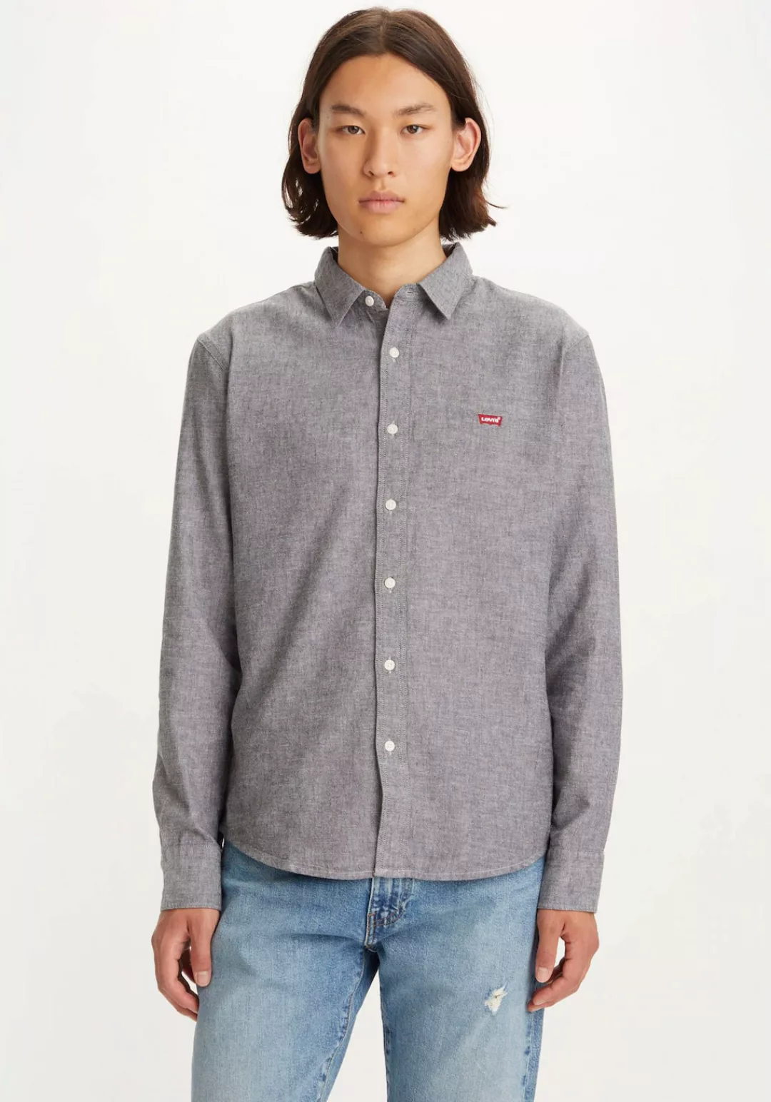 Levis Jeanshemd "BATTERY HM SHIRT SLIM", mit Logobadge günstig online kaufen